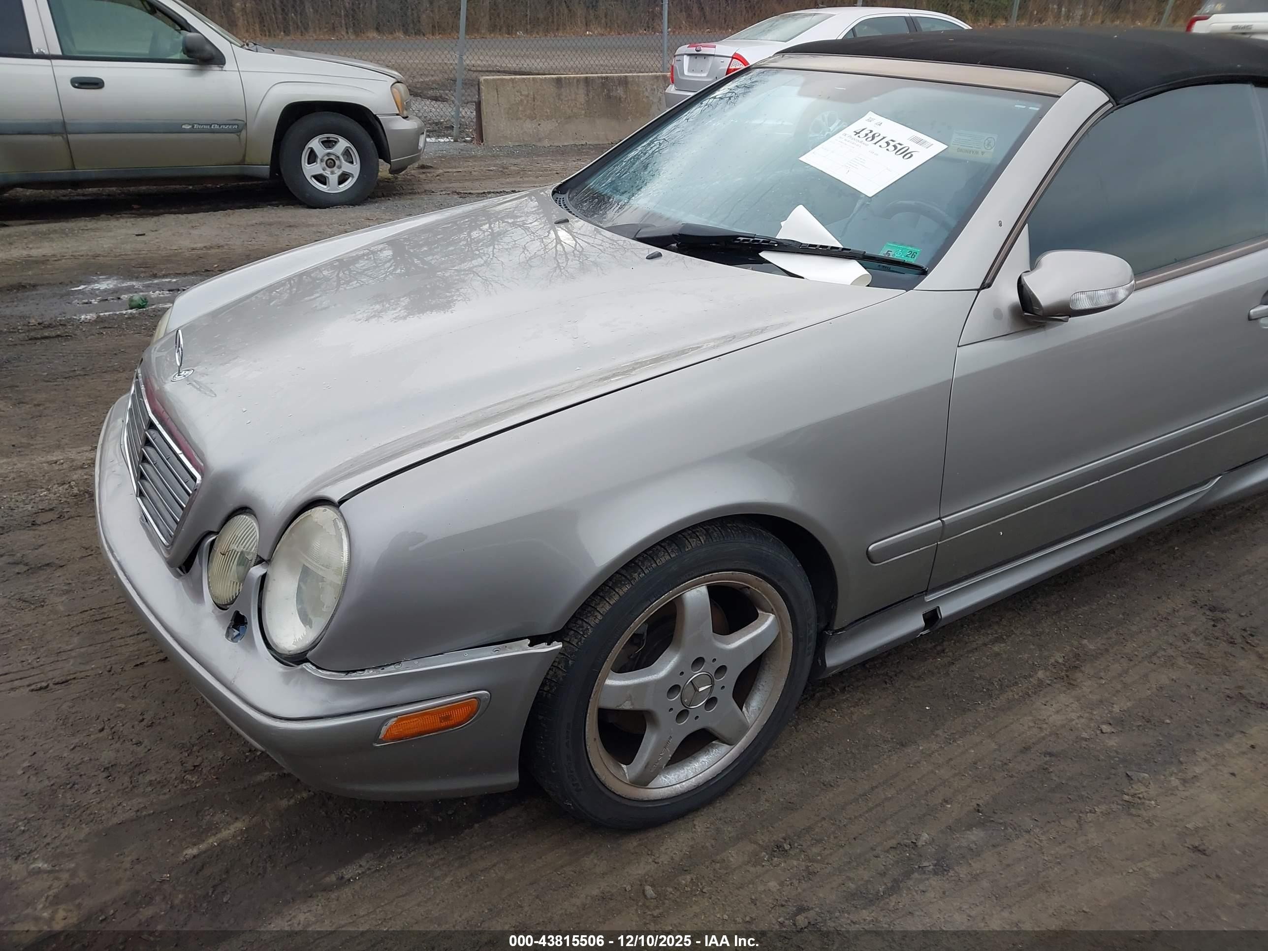 2003 Mercedes-benz Clk 430   Gray vin: WDBLK70G13T137799
