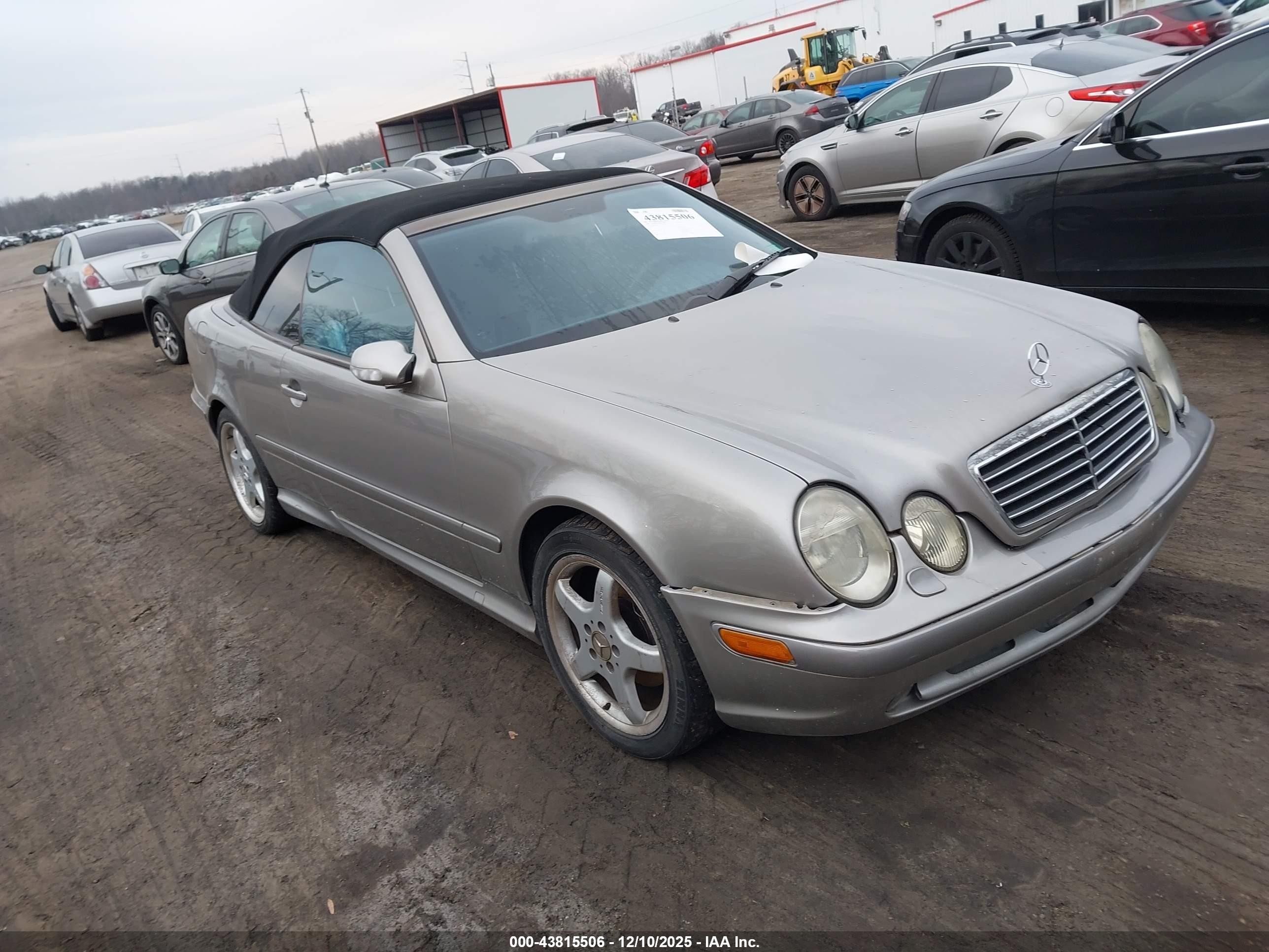 2003 Mercedes-benz Clk 430   Gray vin: WDBLK70G13T137799
