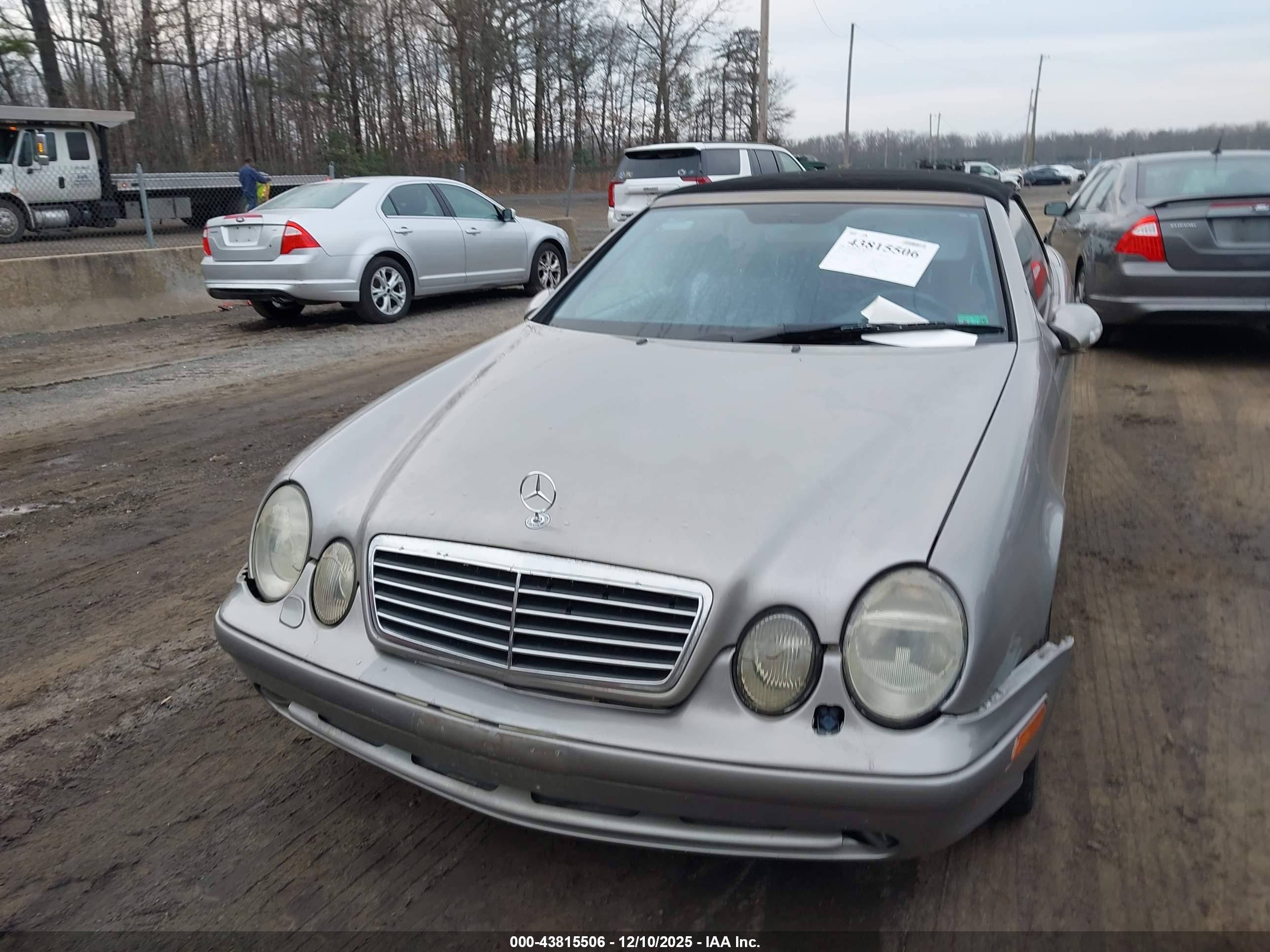2003 Mercedes-benz Clk 430   Gray vin: WDBLK70G13T137799