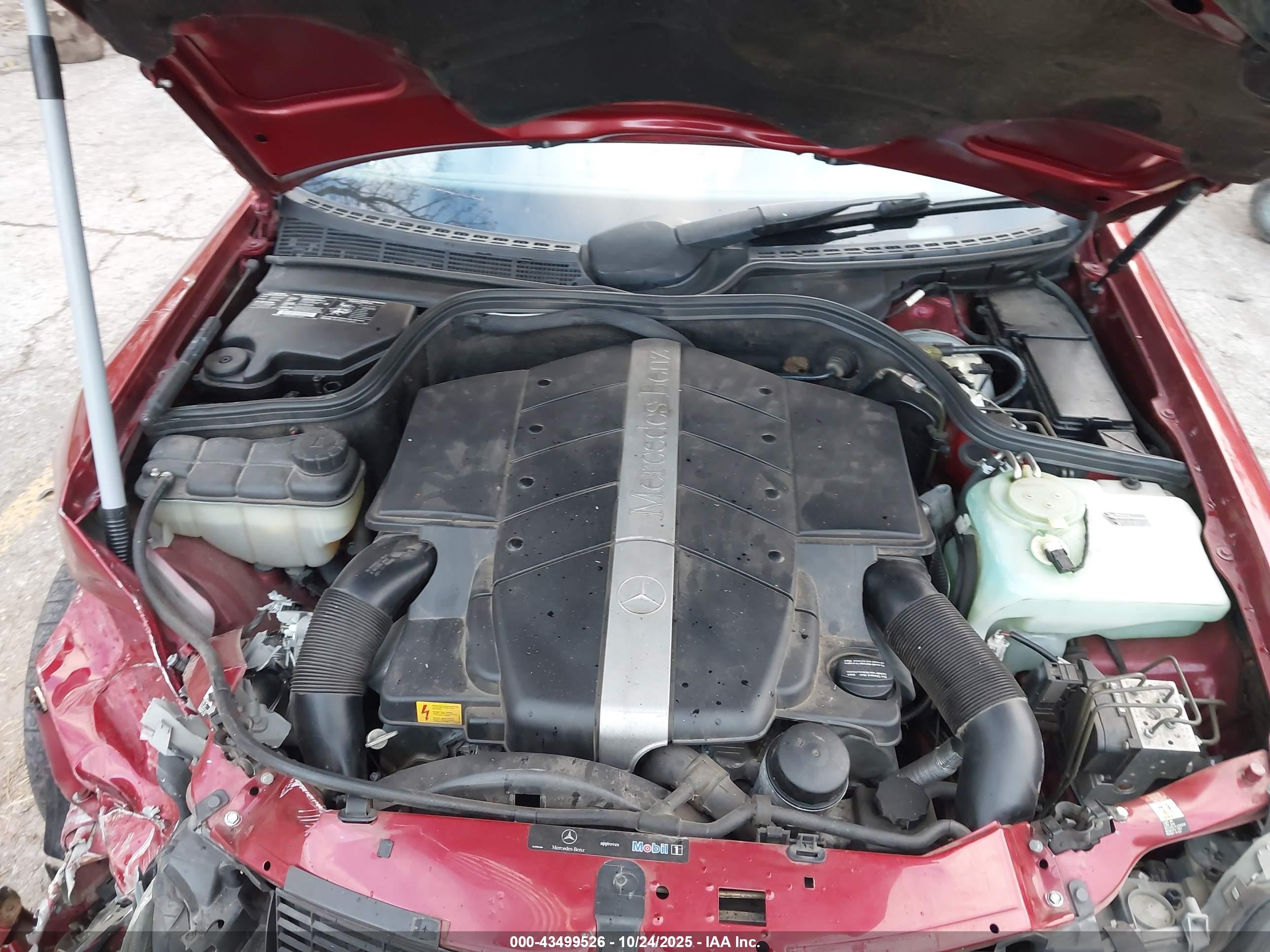 2002 Mercedes-benz Clk 430   Красный vin: WDBLK70G22T125076