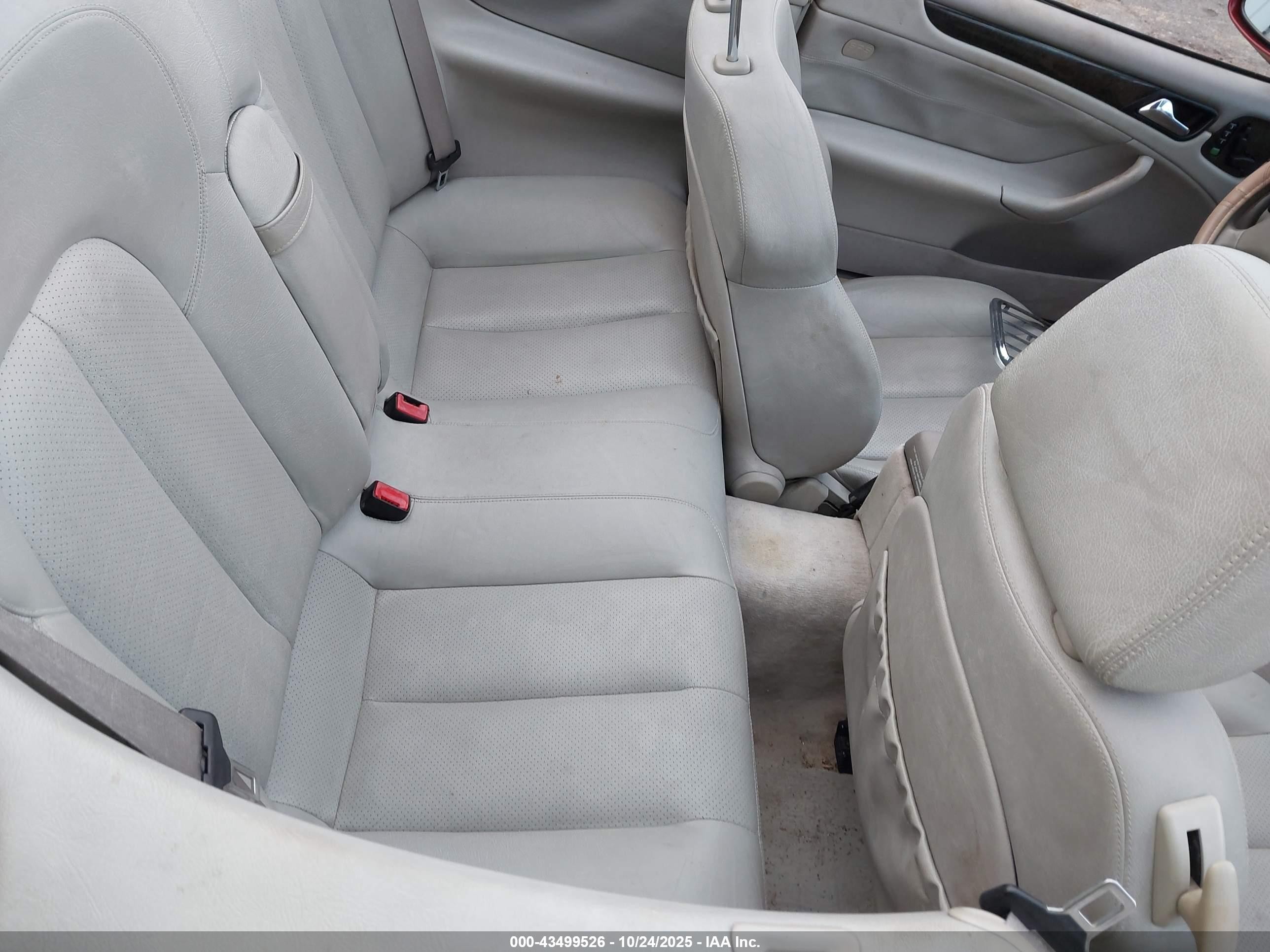 2002 Mercedes-benz Clk 430   Красный vin: WDBLK70G22T125076