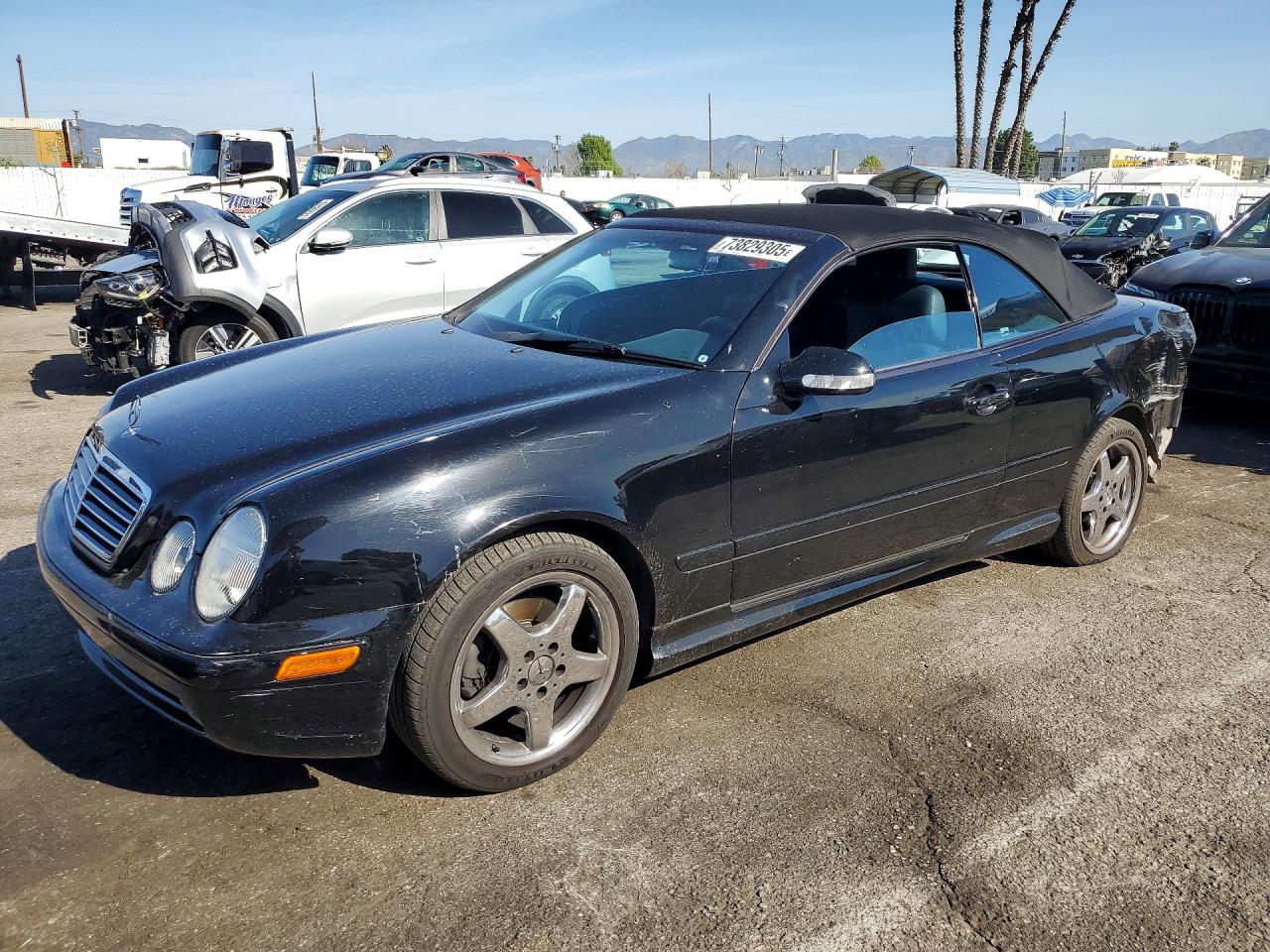 2003 Mercedes-benz Clk 430 Black vin: WDBLK70G23T131865