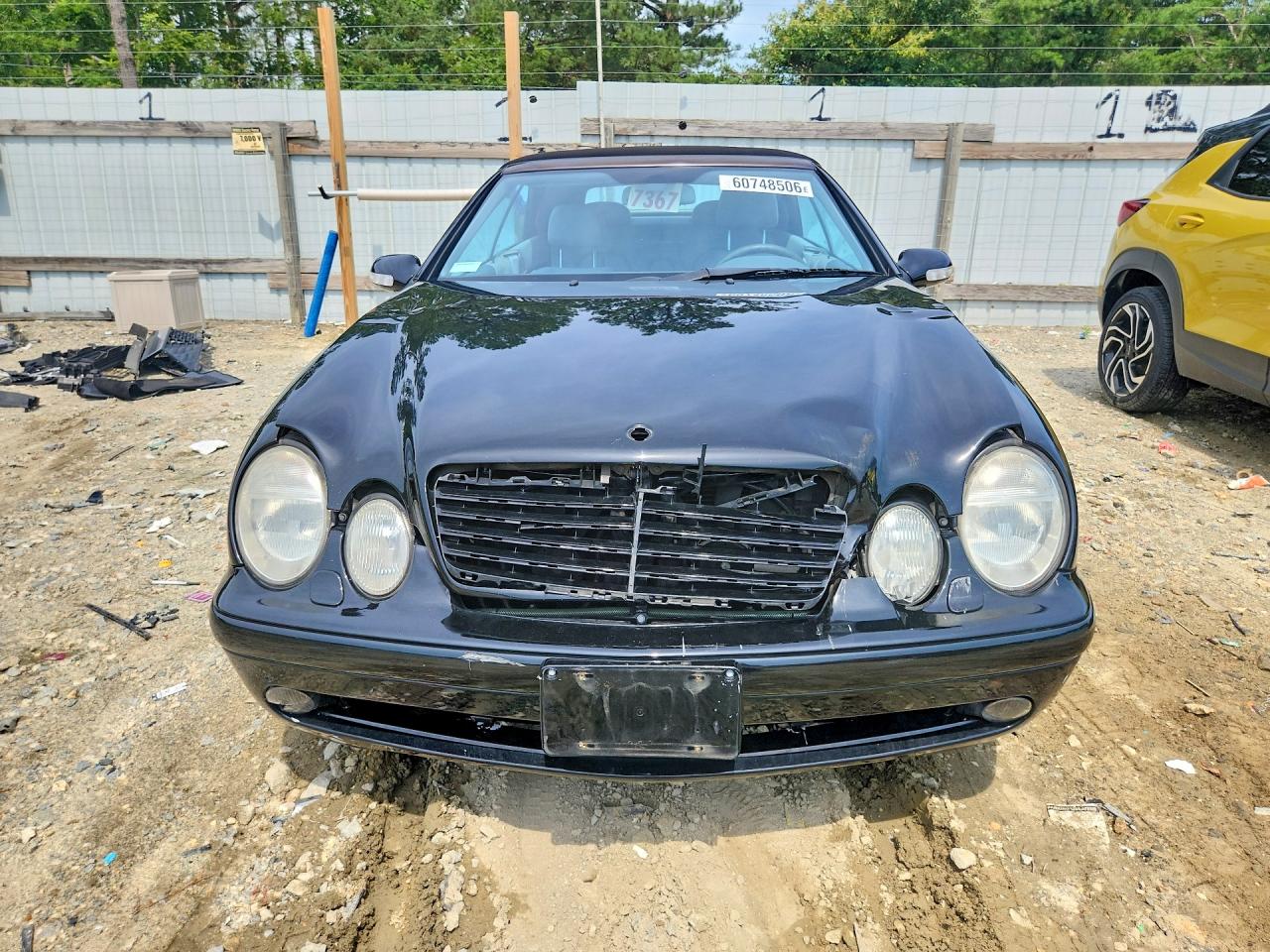 2003 Mercedes-benz Clk 430 Black vin: WDBLK70G23T138377