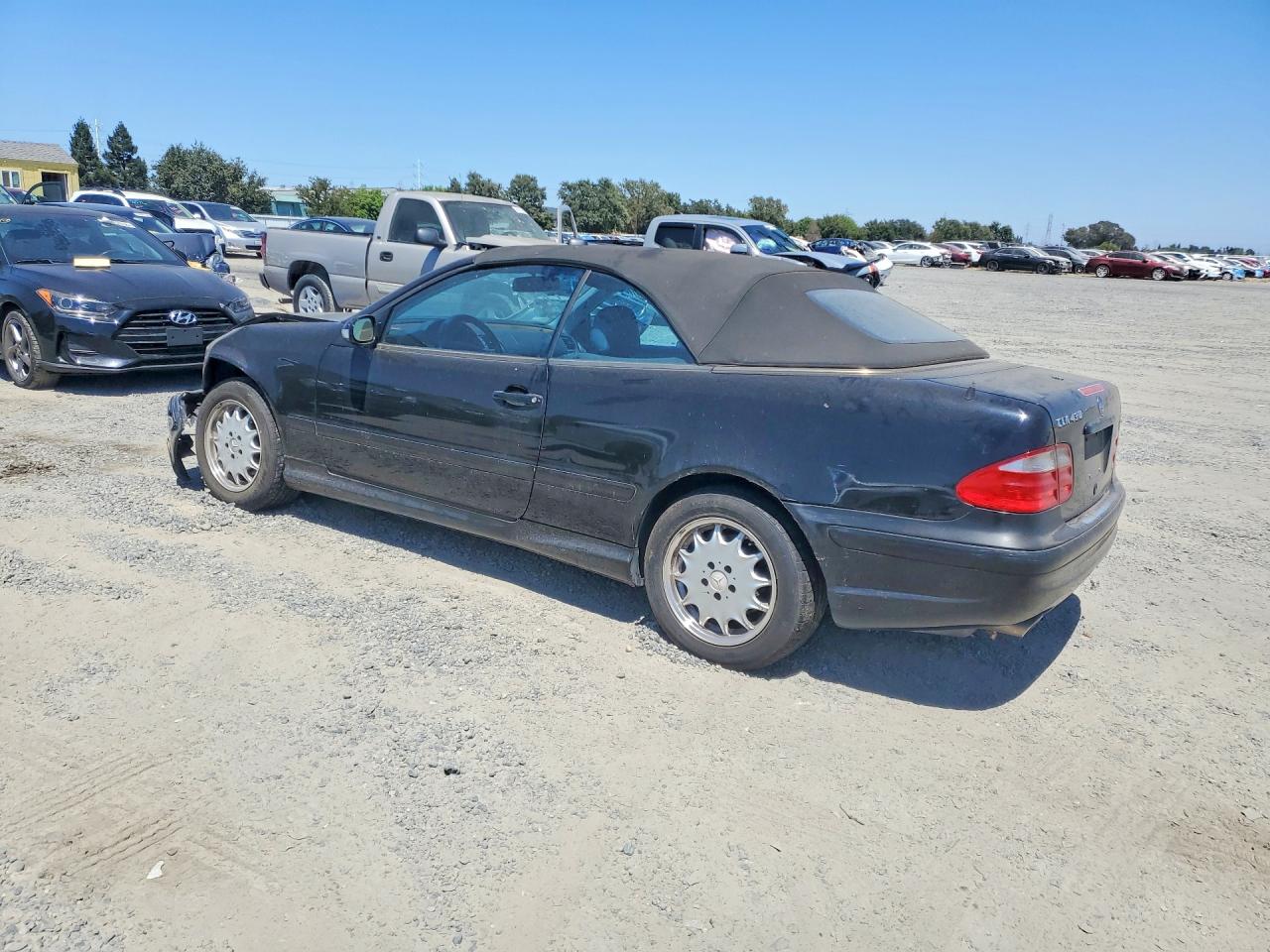 2003 Mercedes-benz Clk 430 Black vin: WDBLK70G23T141375