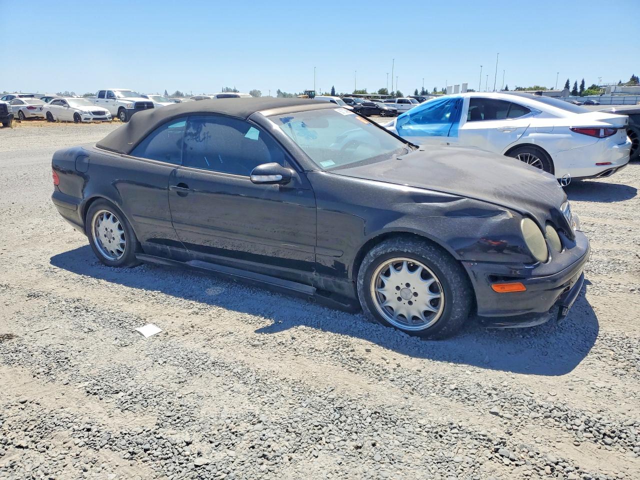 2003 Mercedes-benz Clk 430 Black vin: WDBLK70G23T141375