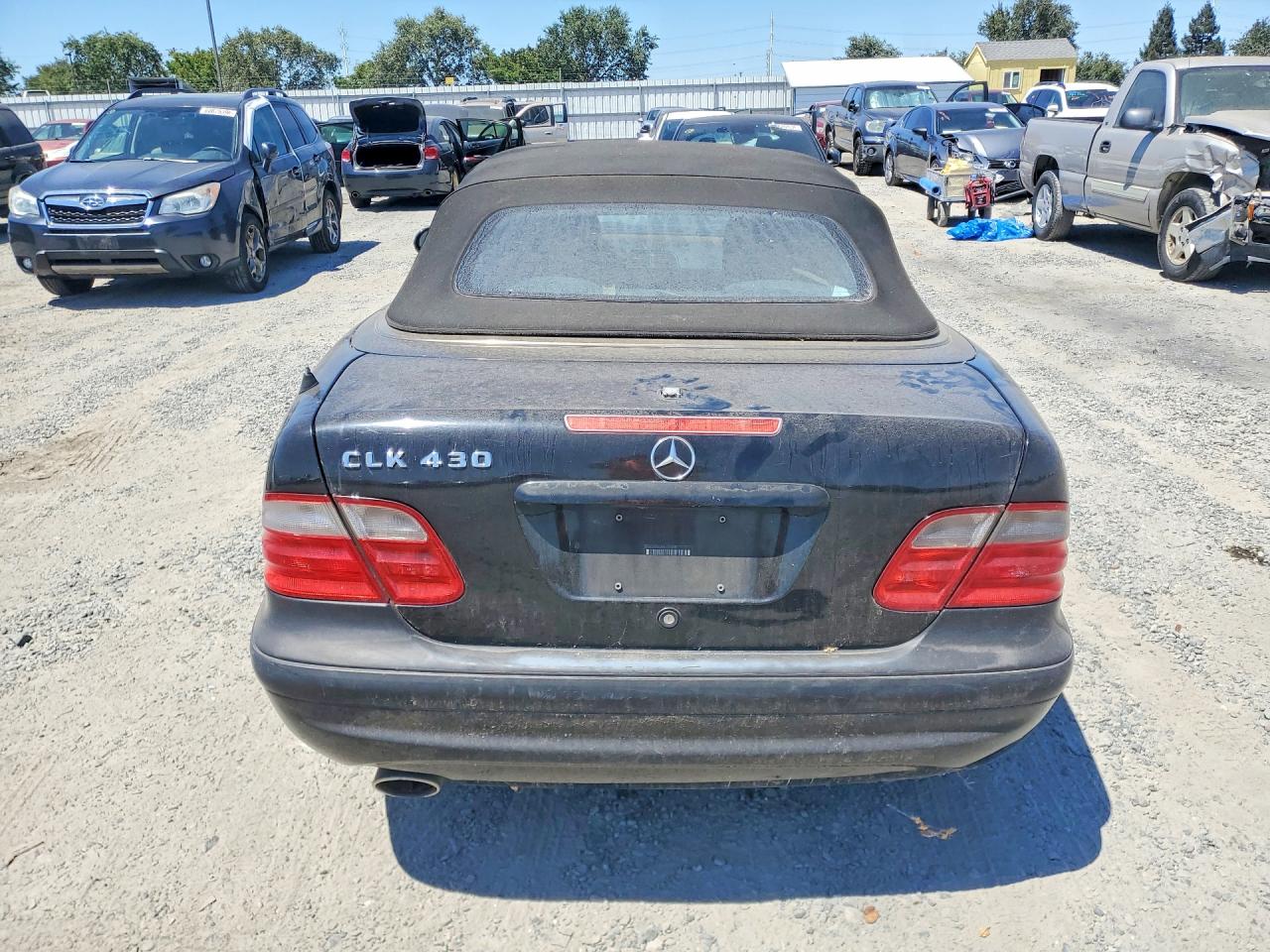 2003 Mercedes-benz Clk 430 Black vin: WDBLK70G23T141375