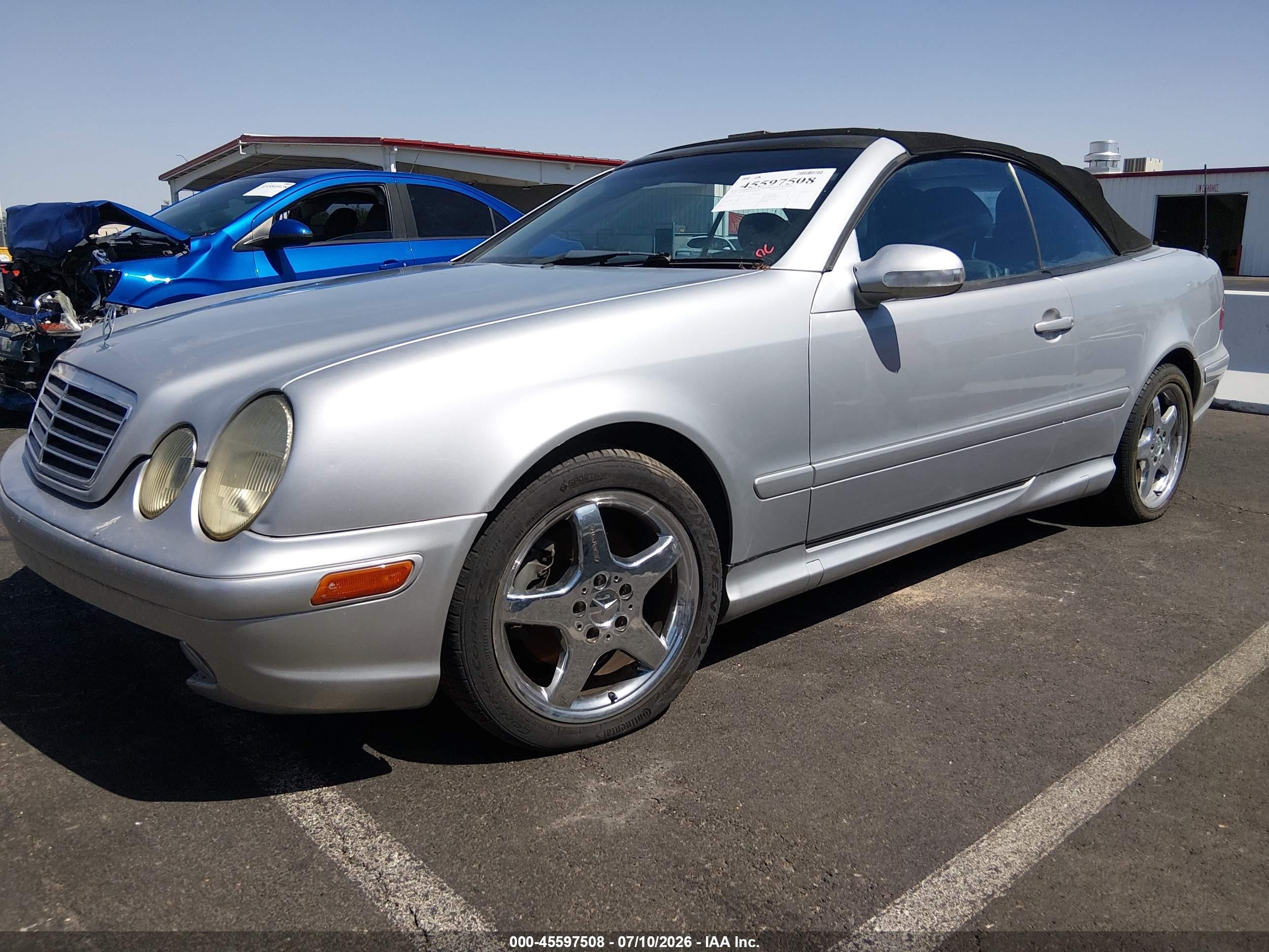 2003 Mercedes-benz Clk 430 Gray vin: WDBLK70G23T144096