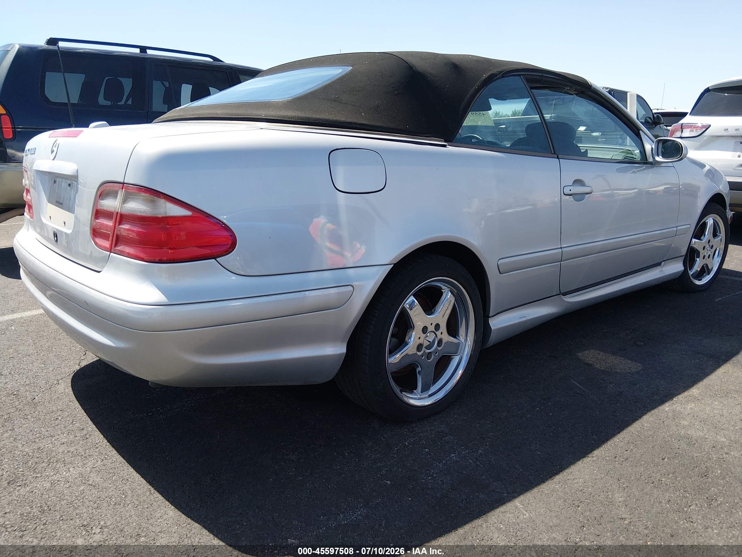 2003 Mercedes-benz Clk 430 Gray vin: WDBLK70G23T144096