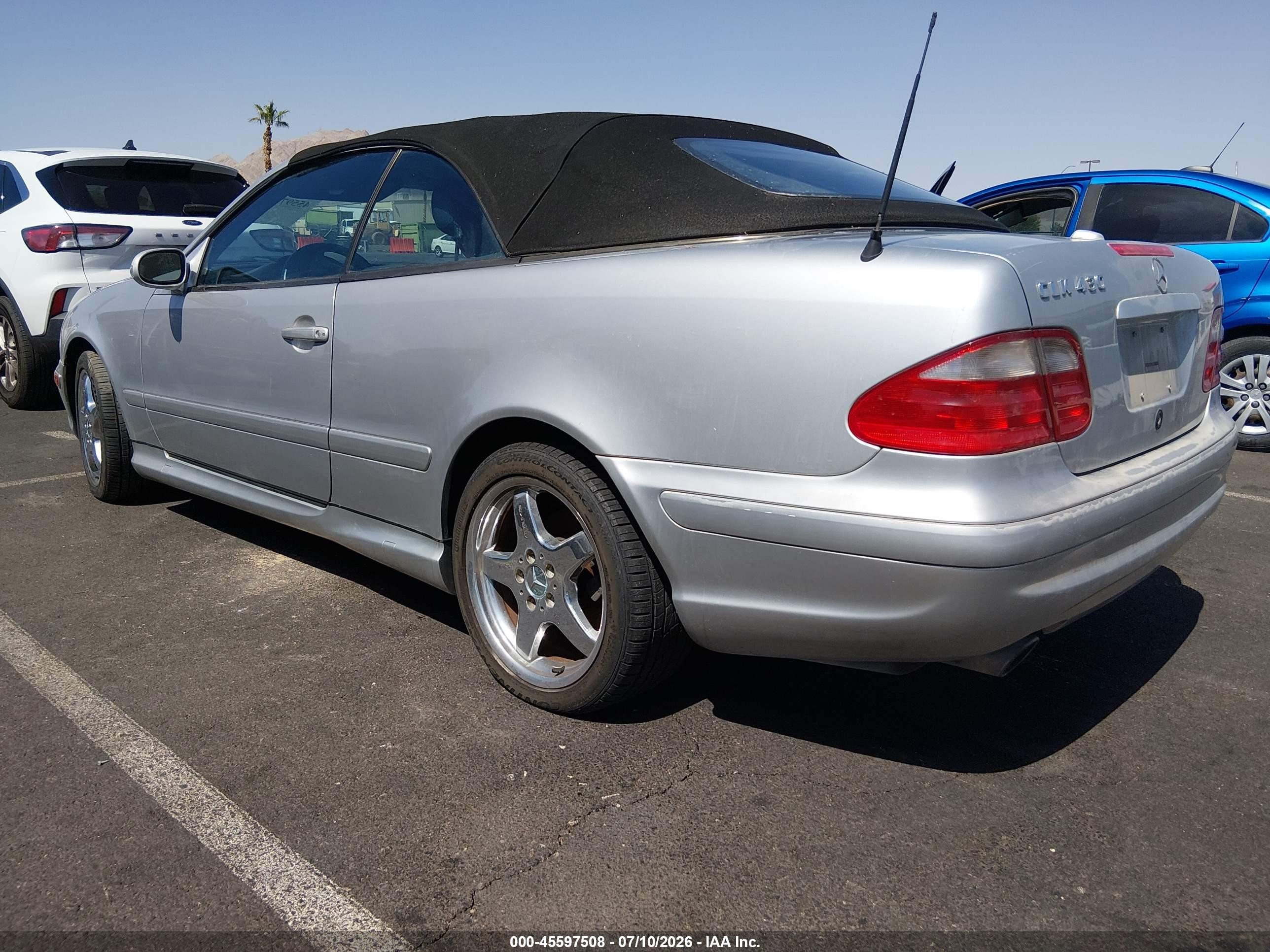 2003 Mercedes-benz Clk 430 Gray vin: WDBLK70G23T144096