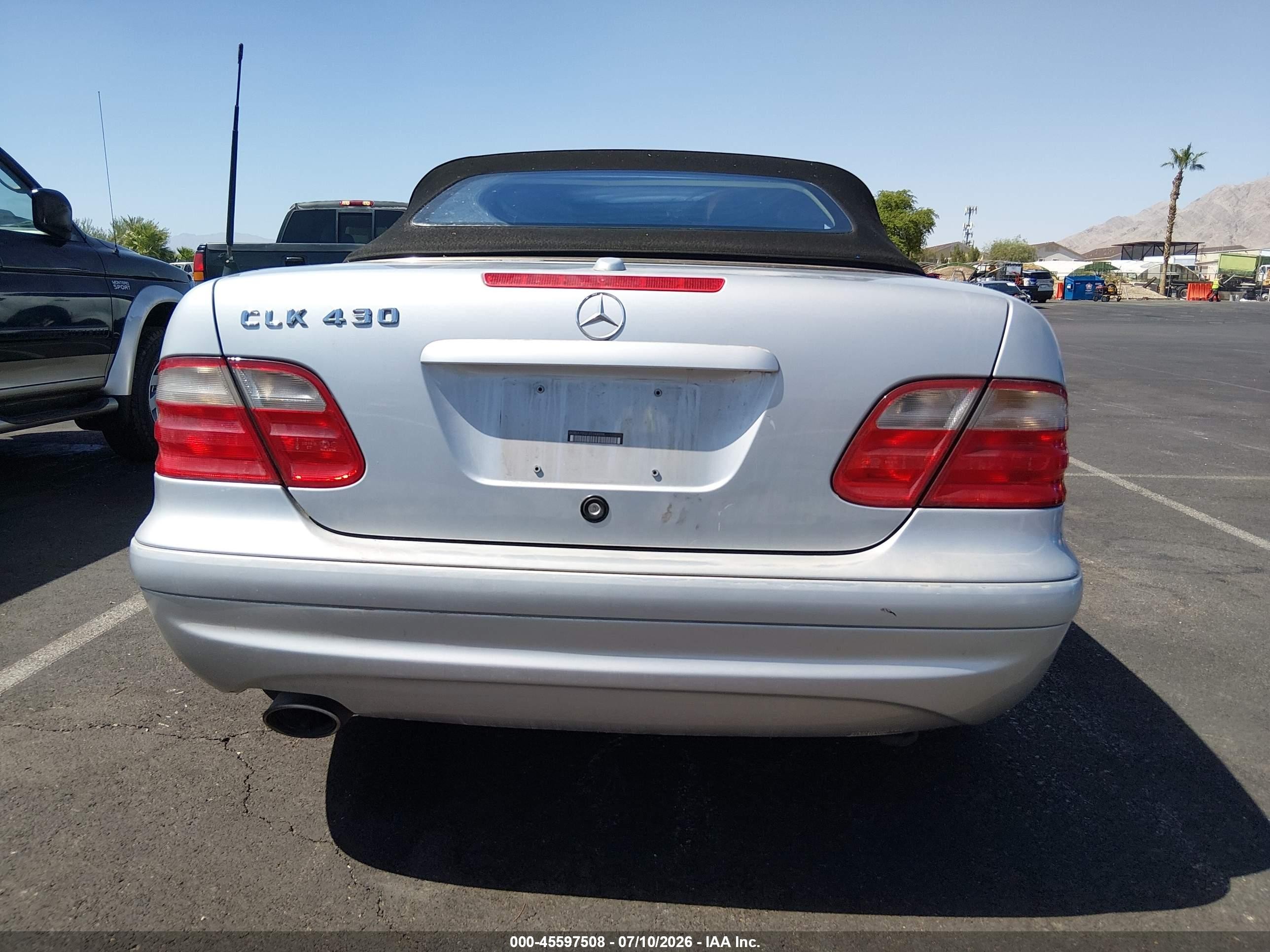 2003 Mercedes-benz Clk 430 Gray vin: WDBLK70G23T144096