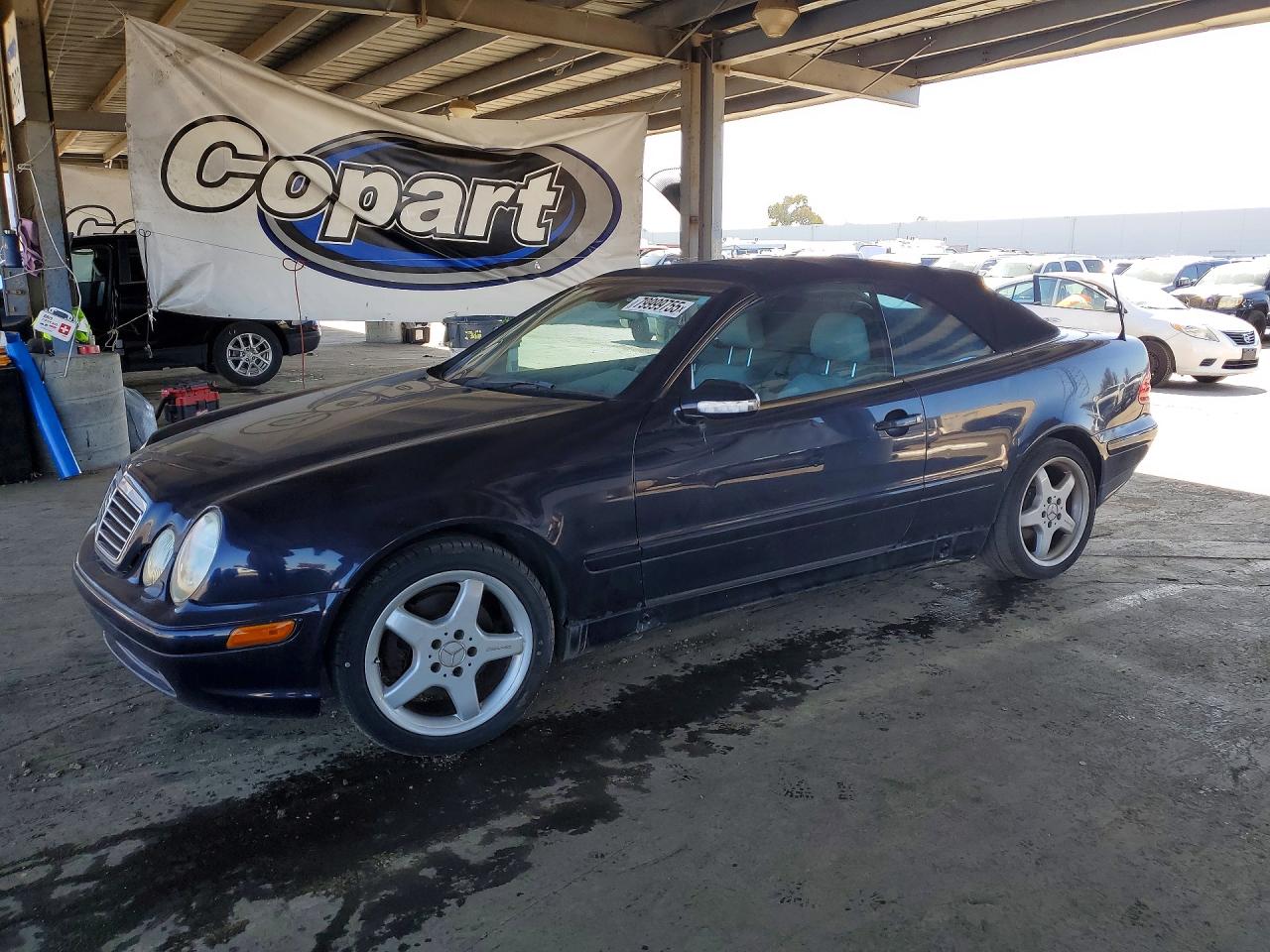 2002 Mercedes-benz Clk 430 Blue vin: WDBLK70G32T100395