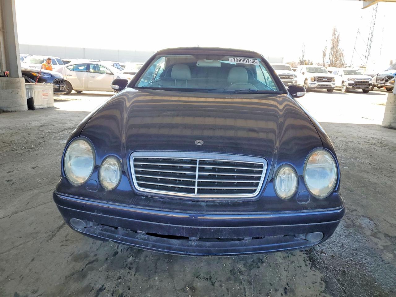 2002 Mercedes-benz Clk 430 Blue vin: WDBLK70G32T100395