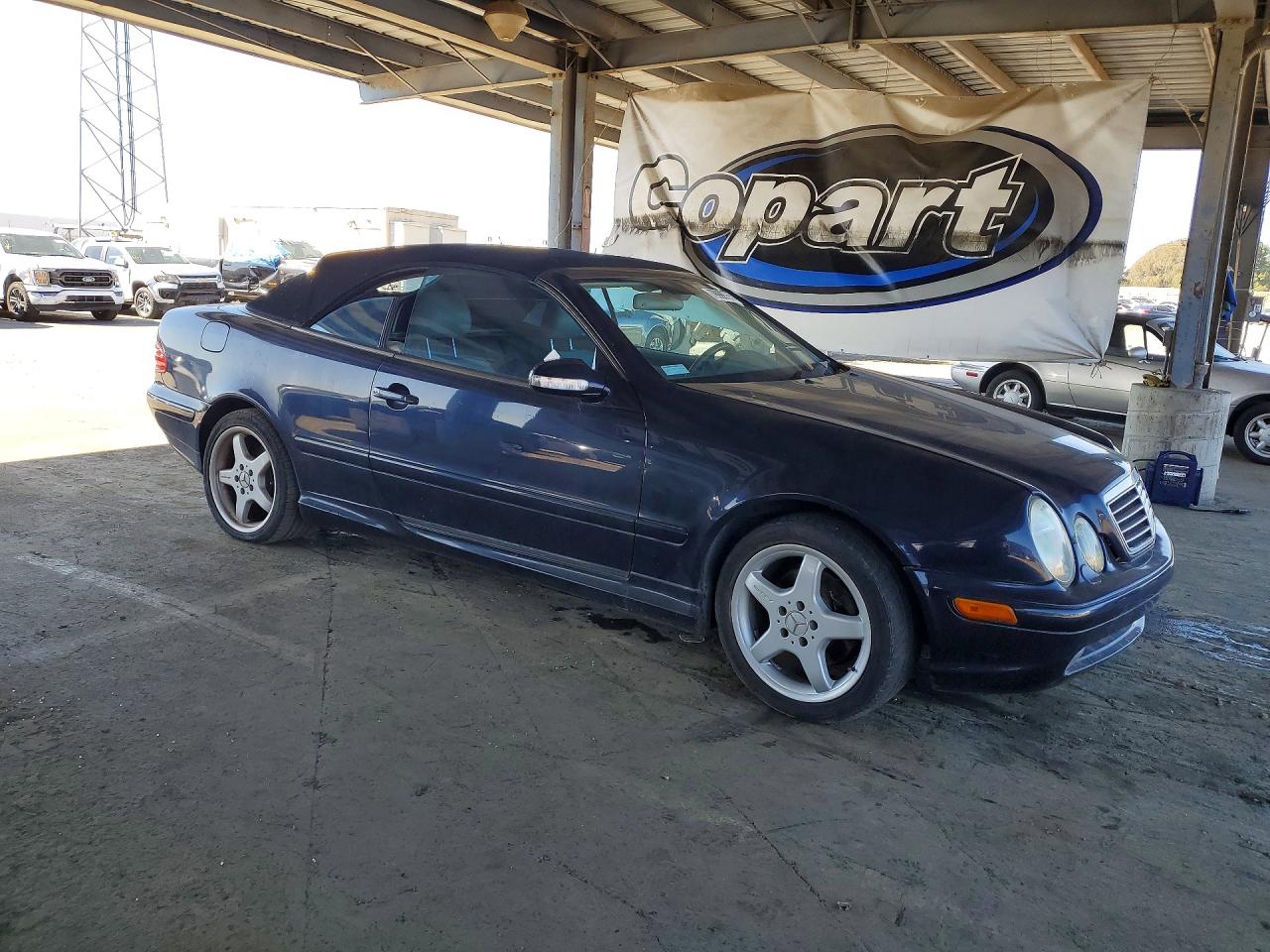 2002 Mercedes-benz Clk 430 Blue vin: WDBLK70G32T100395