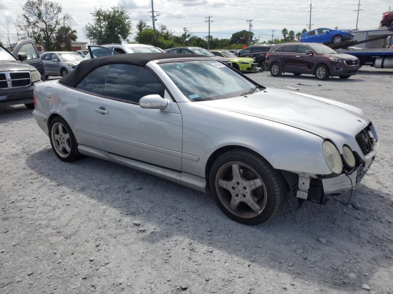 2002 Mercedes-benz Clk 430 Silver vin: WDBLK70G32T103569