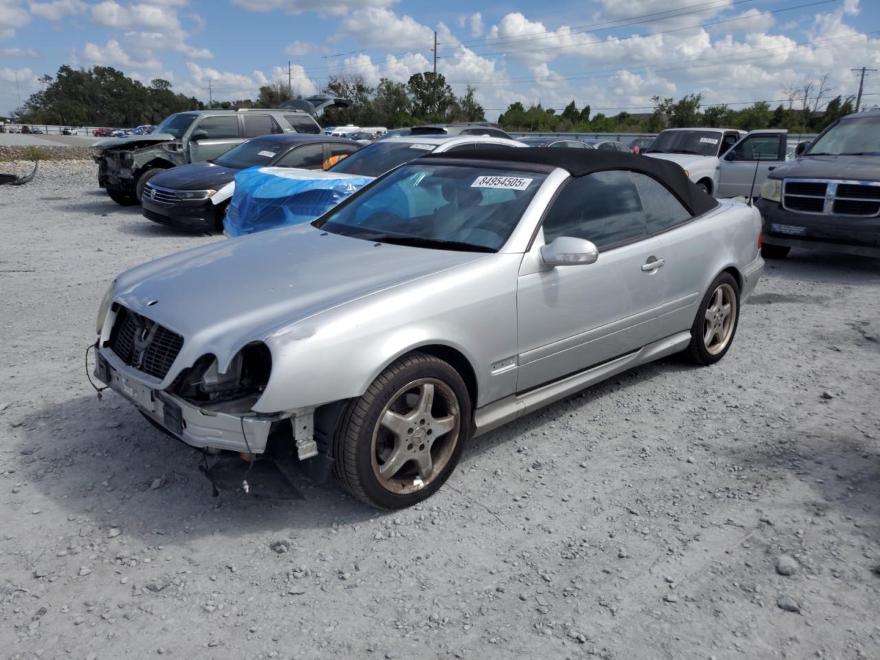 2002 Mercedes-benz Clk 430 Silver vin: WDBLK70G32T103569
