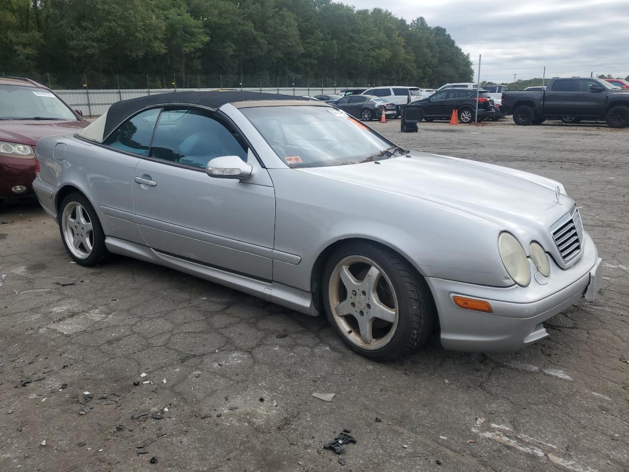 2002 Mercedes-benz Clk 430 Серебряный vin: WDBLK70G32T108710