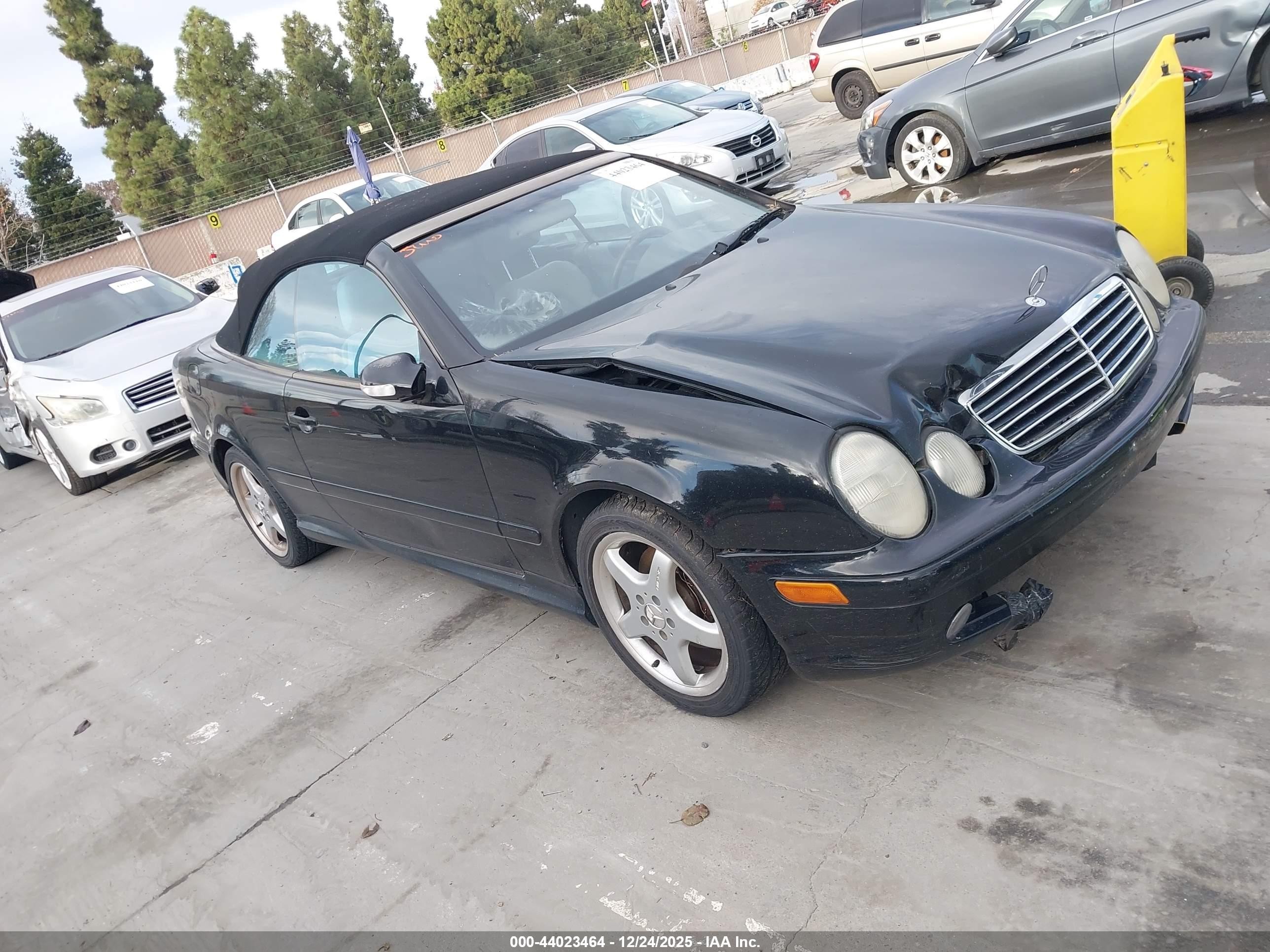 2002 Mercedes-benz Clk 430   Black vin: WDBLK70G32T117438