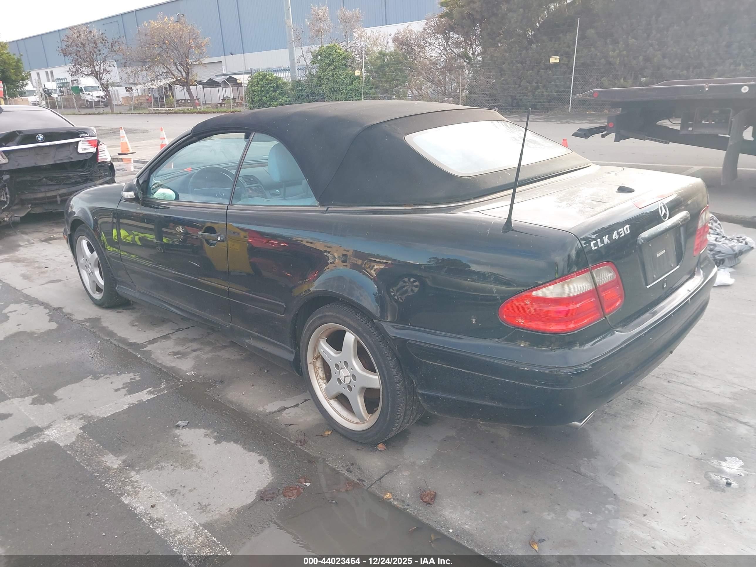 2002 Mercedes-benz Clk 430   Black vin: WDBLK70G32T117438