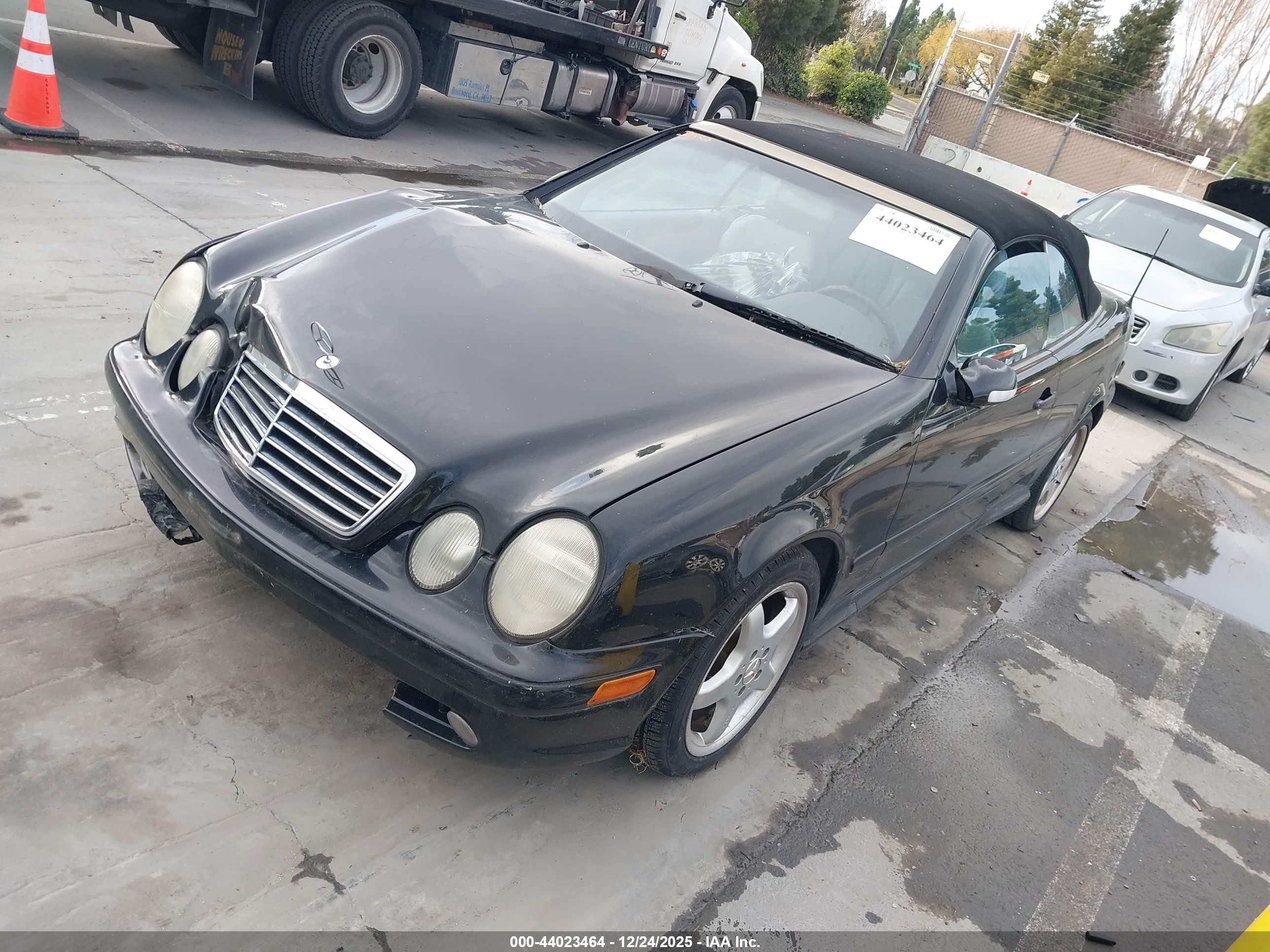 2002 Mercedes-benz Clk 430   Black vin: WDBLK70G32T117438