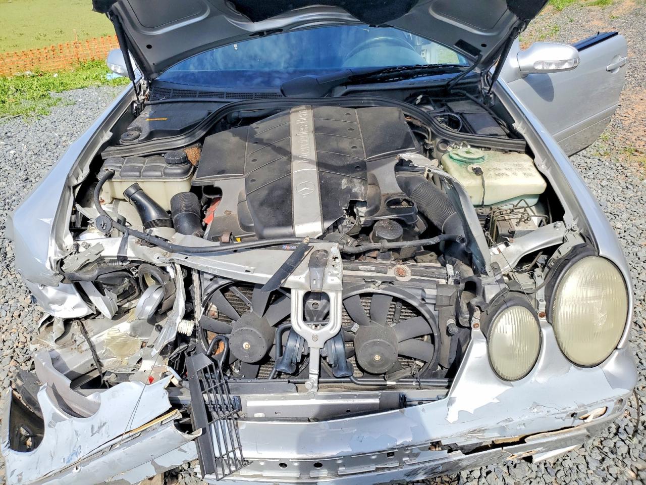 2003 Mercedes-benz Clk 430 Silver vin: WDBLK70G33T133284