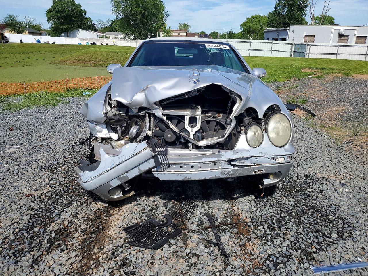 2003 Mercedes-benz Clk 430 Silver vin: WDBLK70G33T133284