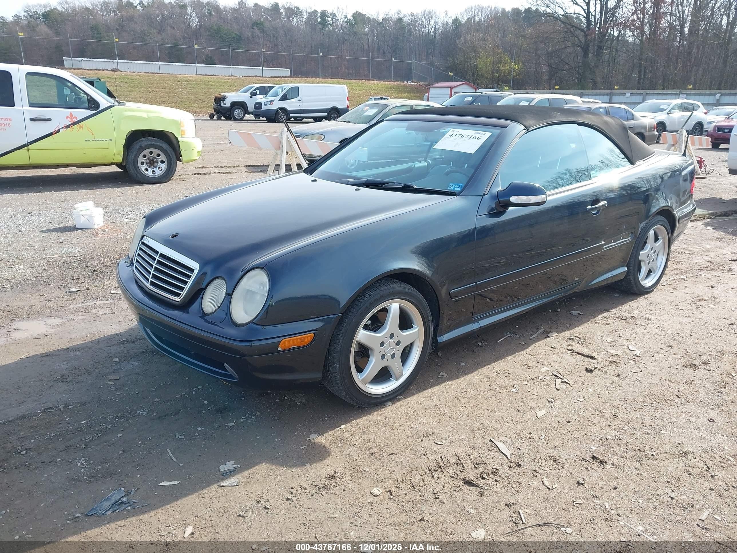 2003 Mercedes-benz Clk 430   Gray vin: WDBLK70G33T135360