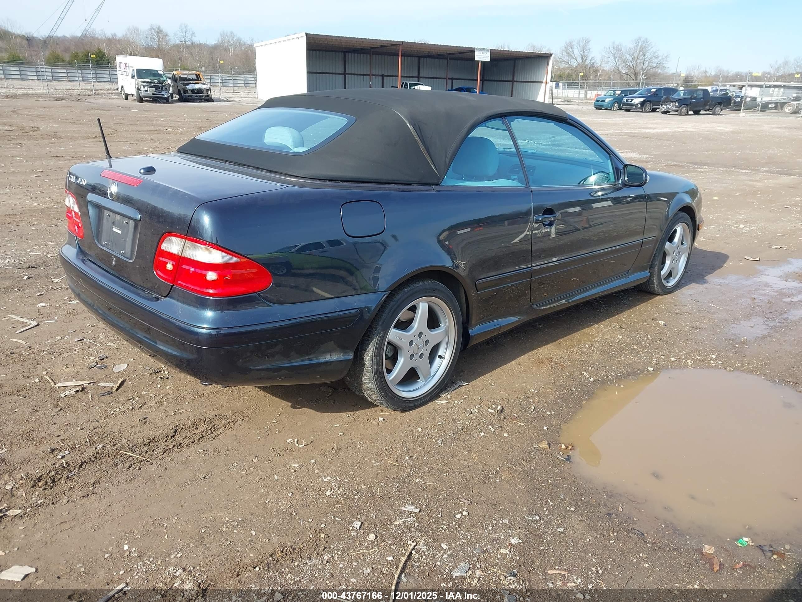 2003 Mercedes-benz Clk 430   Gray vin: WDBLK70G33T135360