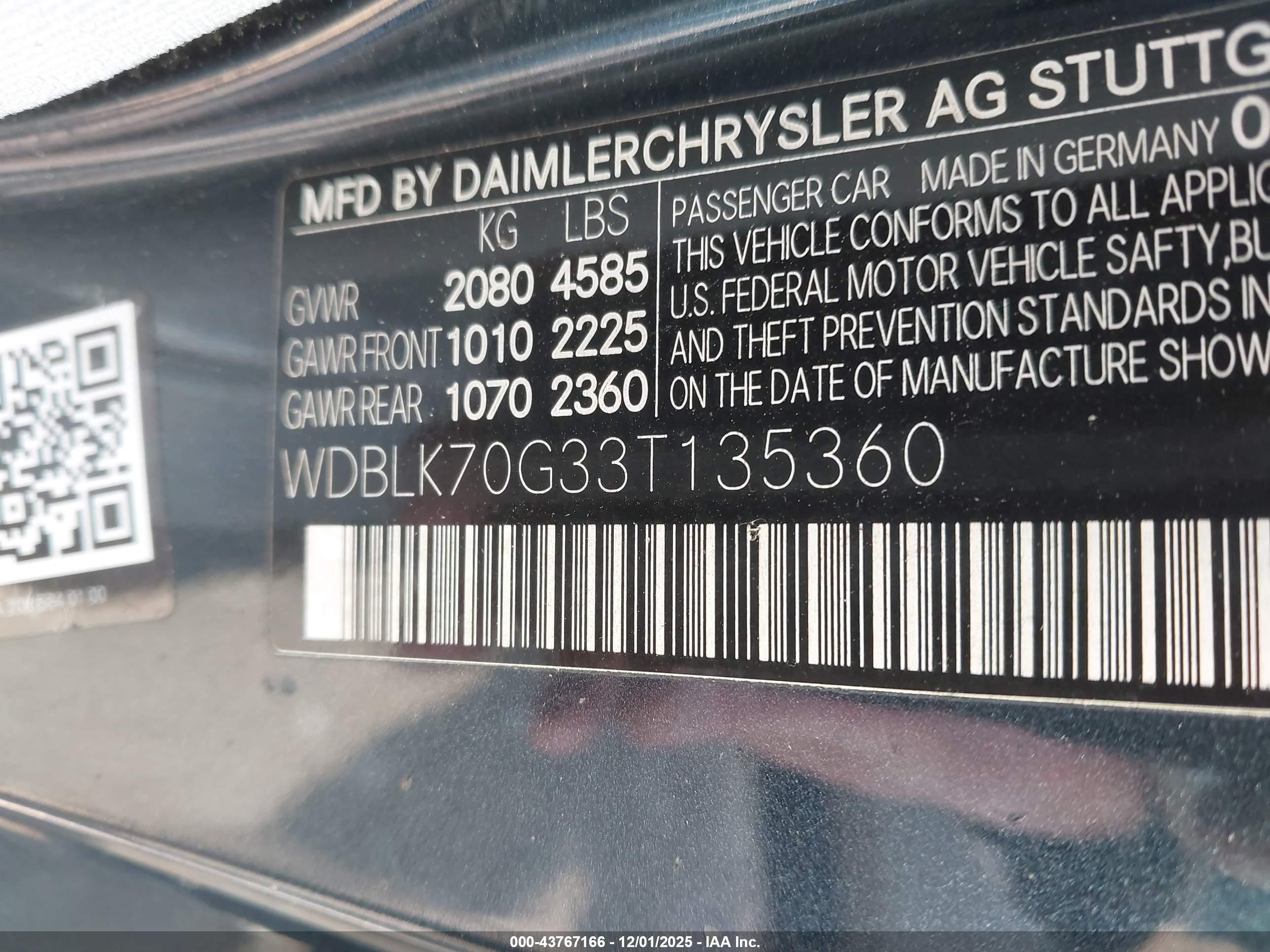 2003 Mercedes-benz Clk 430   Gray vin: WDBLK70G33T135360