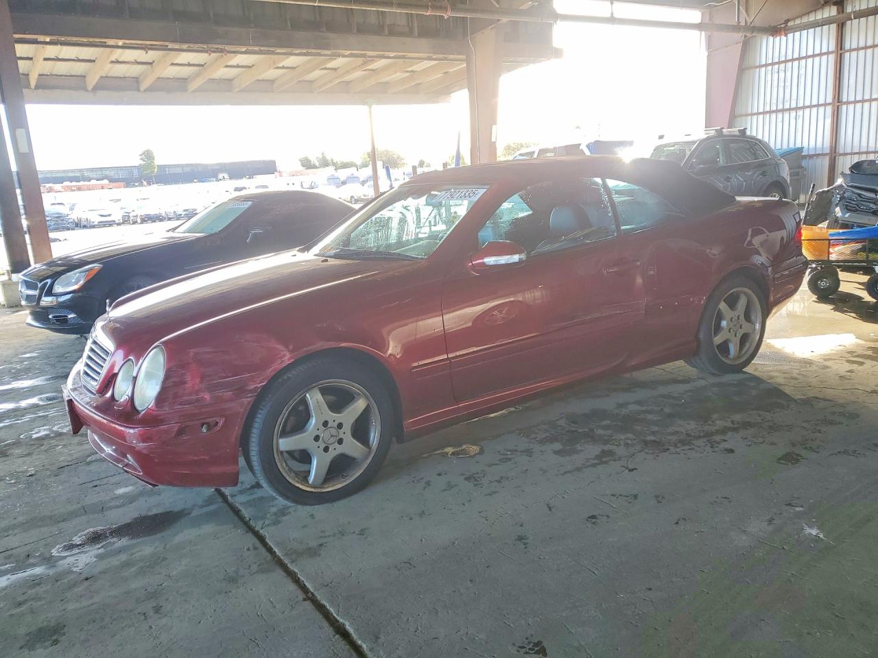 2003 Mercedes-benz Clk 430 Red vin: WDBLK70G33T137478