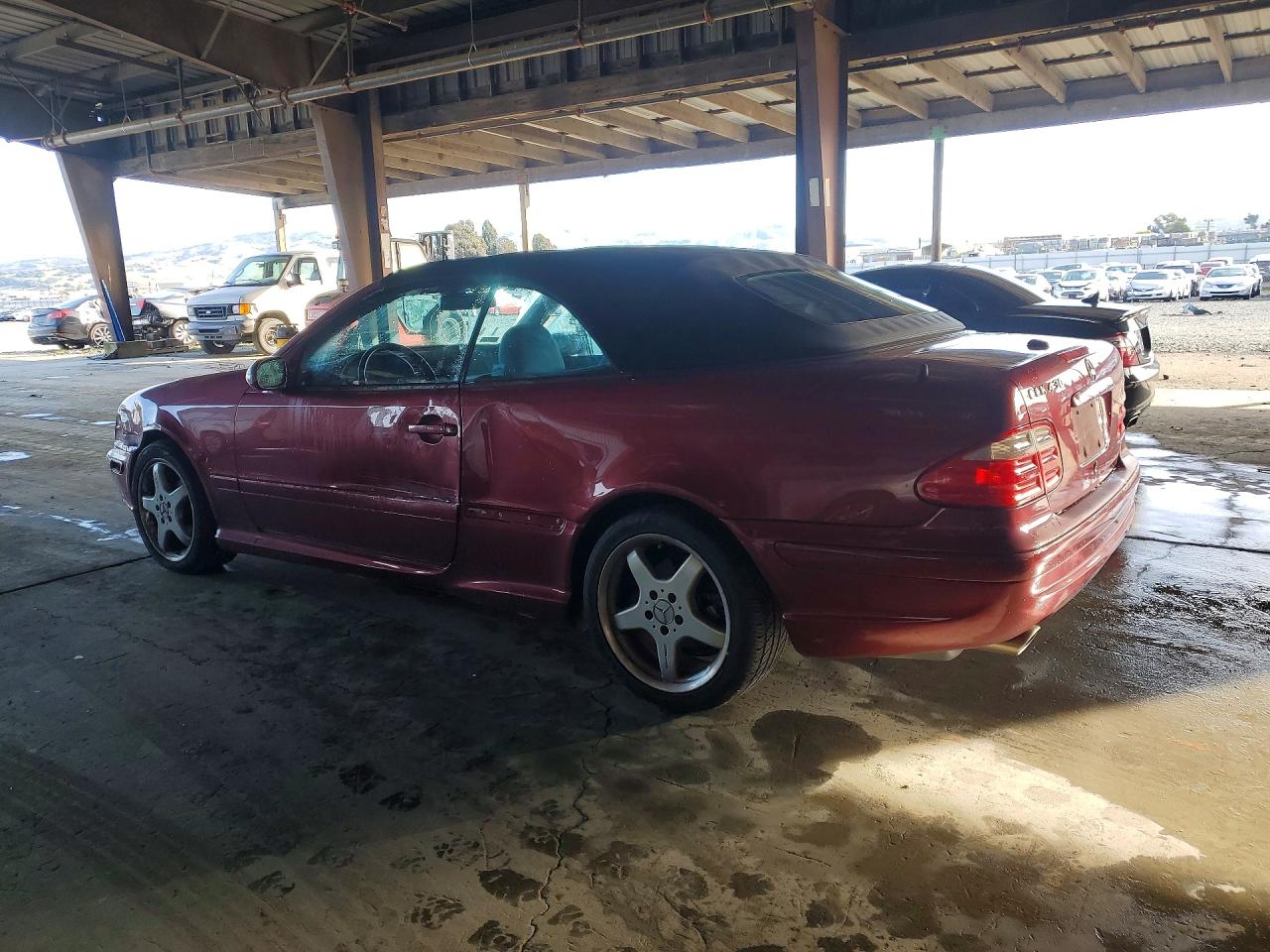 2003 Mercedes-benz Clk 430 Red vin: WDBLK70G33T137478