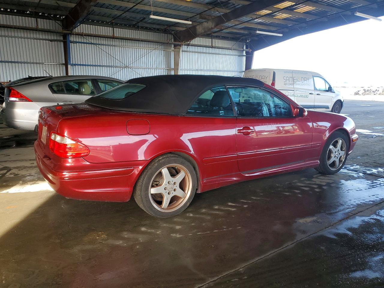 2003 Mercedes-benz Clk 430 Red vin: WDBLK70G33T137478
