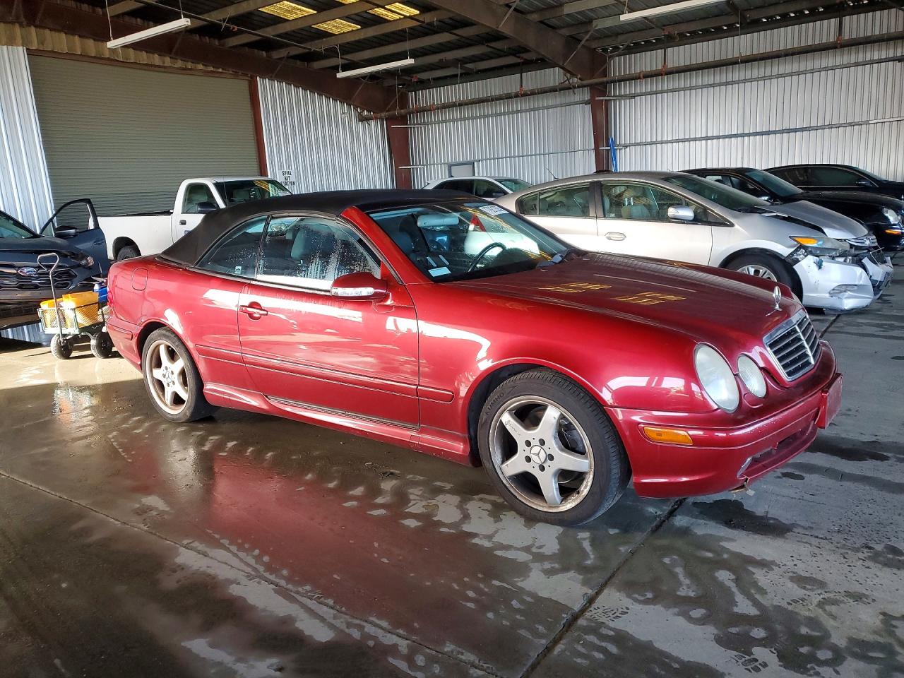 2003 Mercedes-benz Clk 430 Red vin: WDBLK70G33T137478