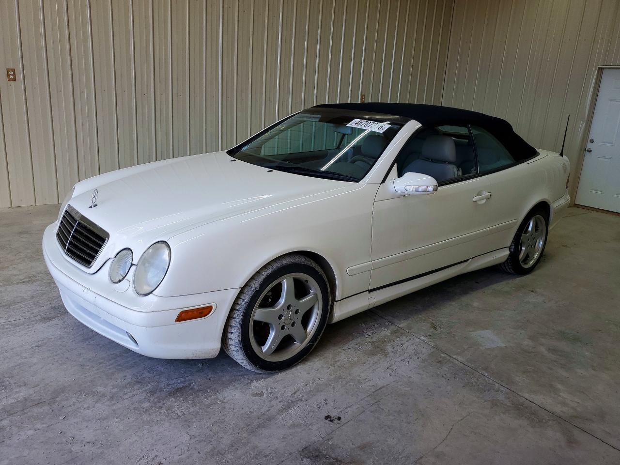 2003 Mercedes-benz Clk 430 White vin: WDBLK70G33T140400