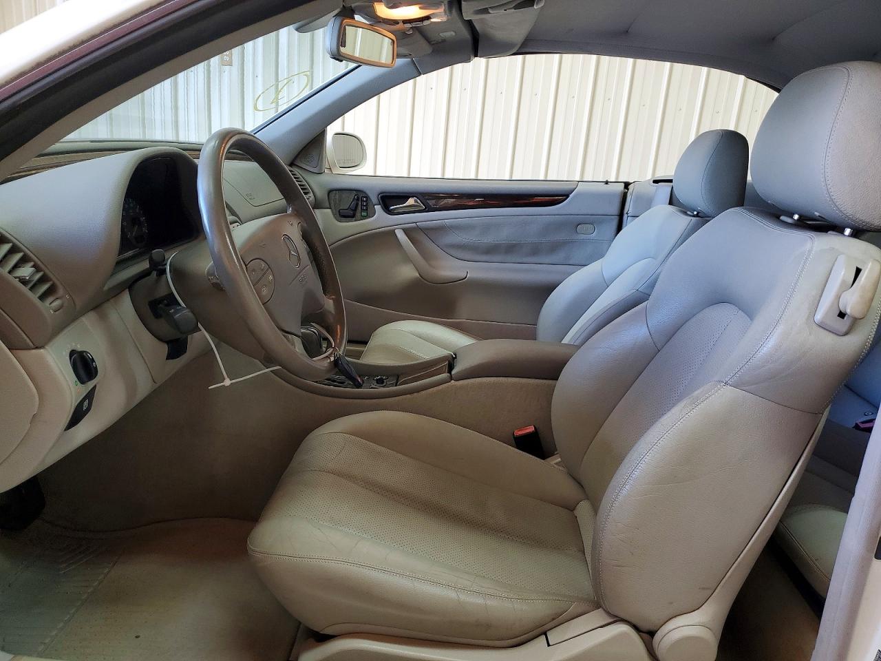 2003 Mercedes-benz Clk 430 White vin: WDBLK70G33T140400