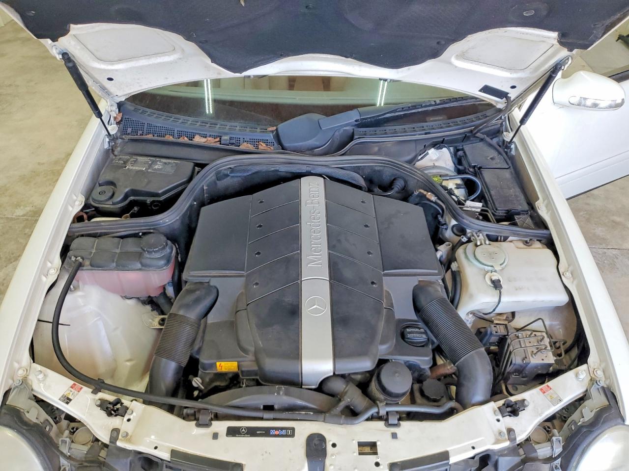 2003 Mercedes-benz Clk 430 White vin: WDBLK70G33T140400