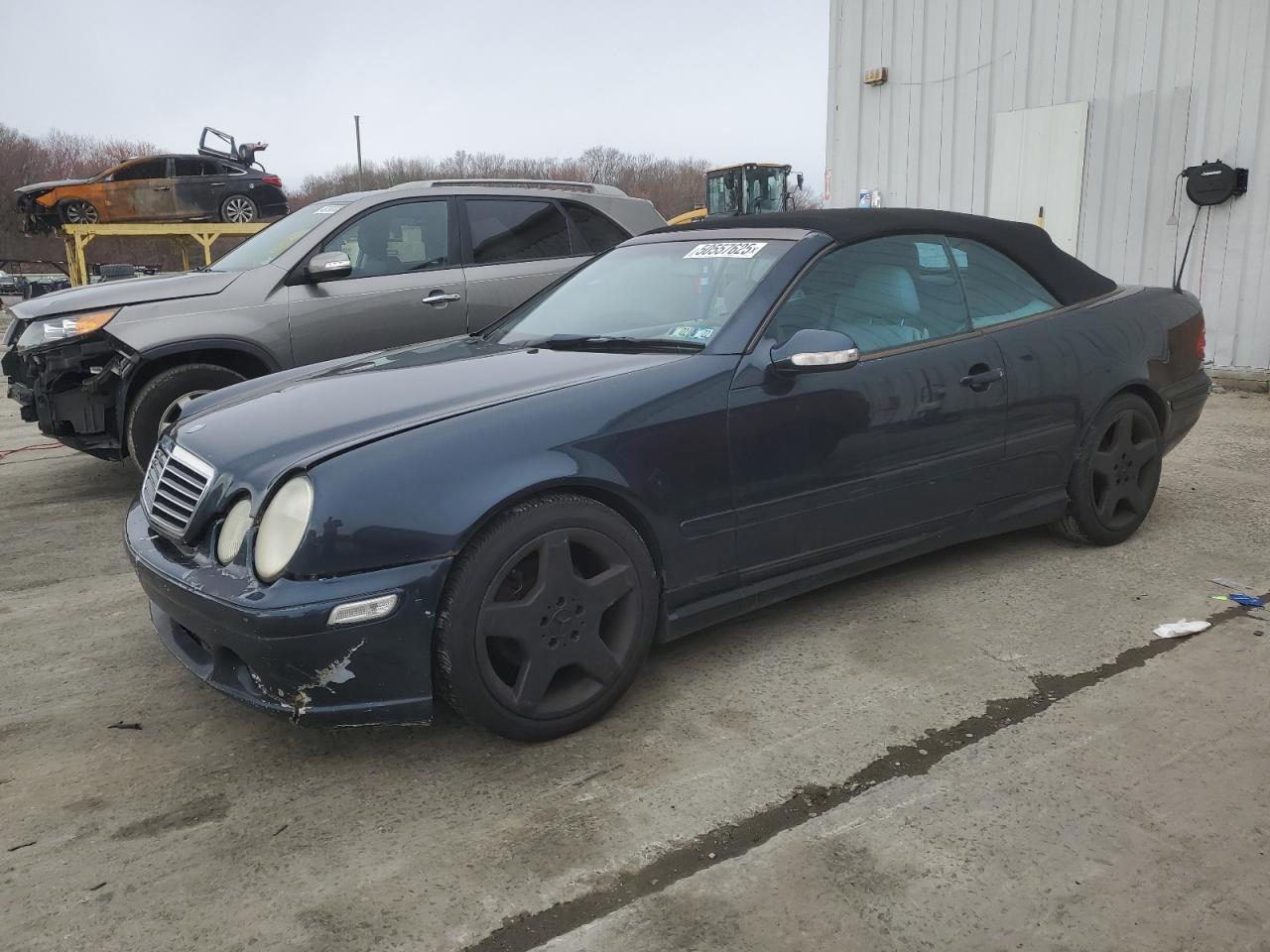 2002 Mercedes-benz Clk 430 Charcoal vin: WDBLK70G42T095661