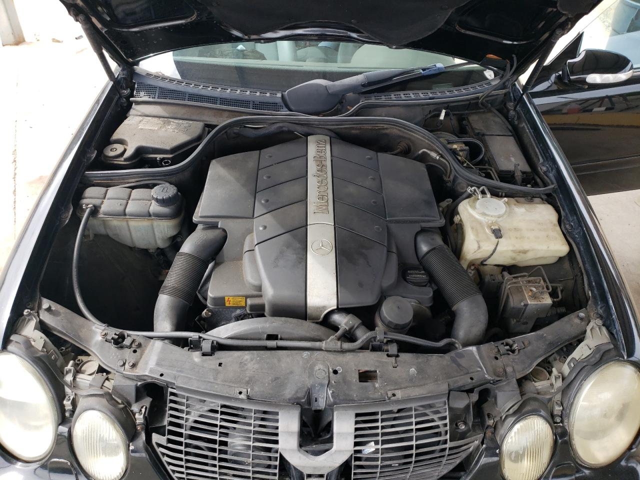 2002 Mercedes-benz Clk Black vin: WDBLK70G42T113513