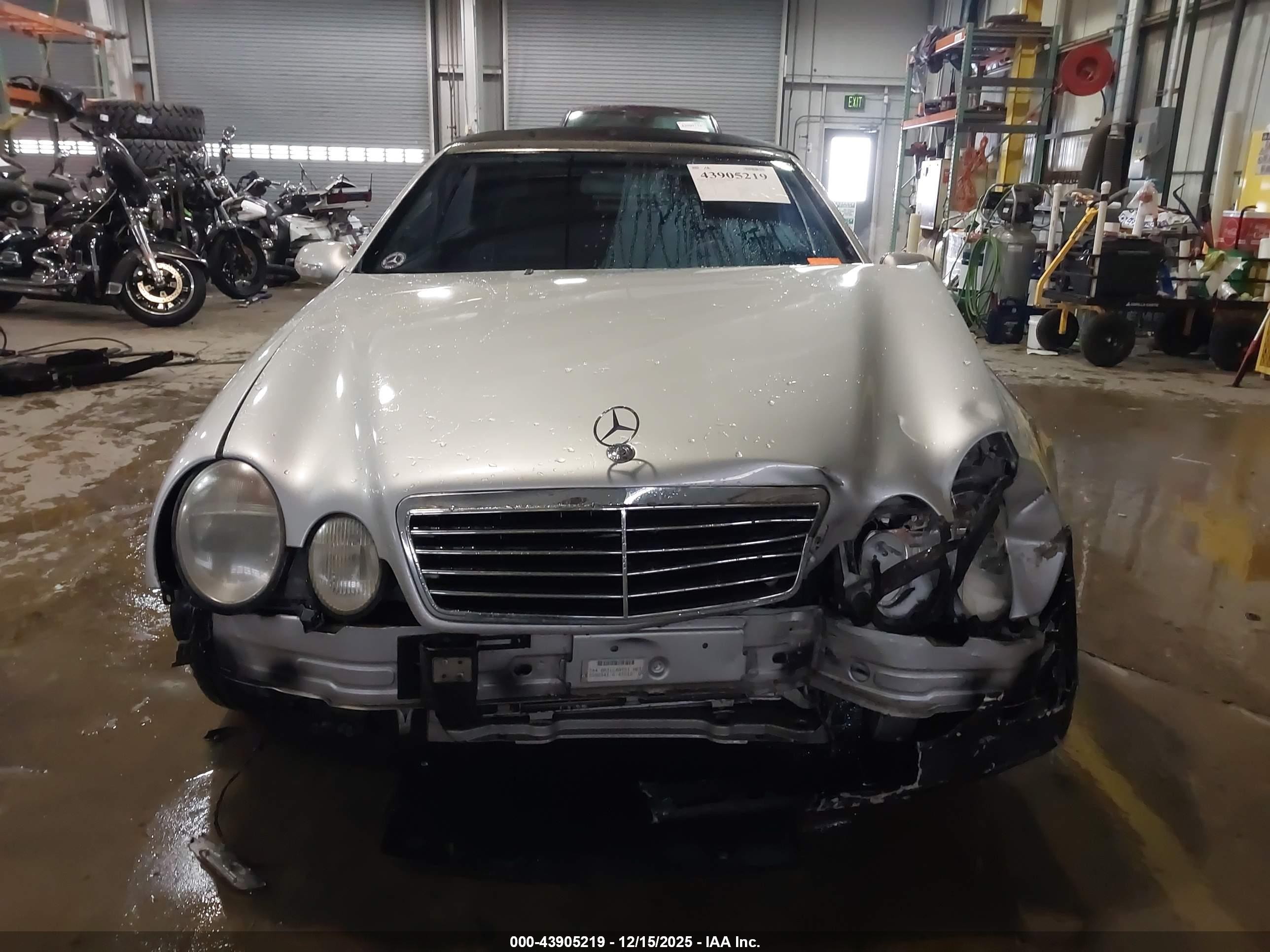 2002 Mercedes-benz Clk 430   Серый vin: WDBLK70G42T115763