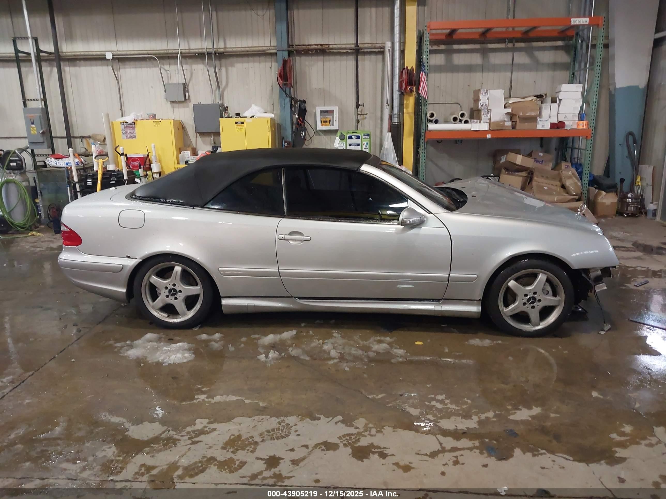 2002 Mercedes-benz Clk 430   Серый vin: WDBLK70G42T115763