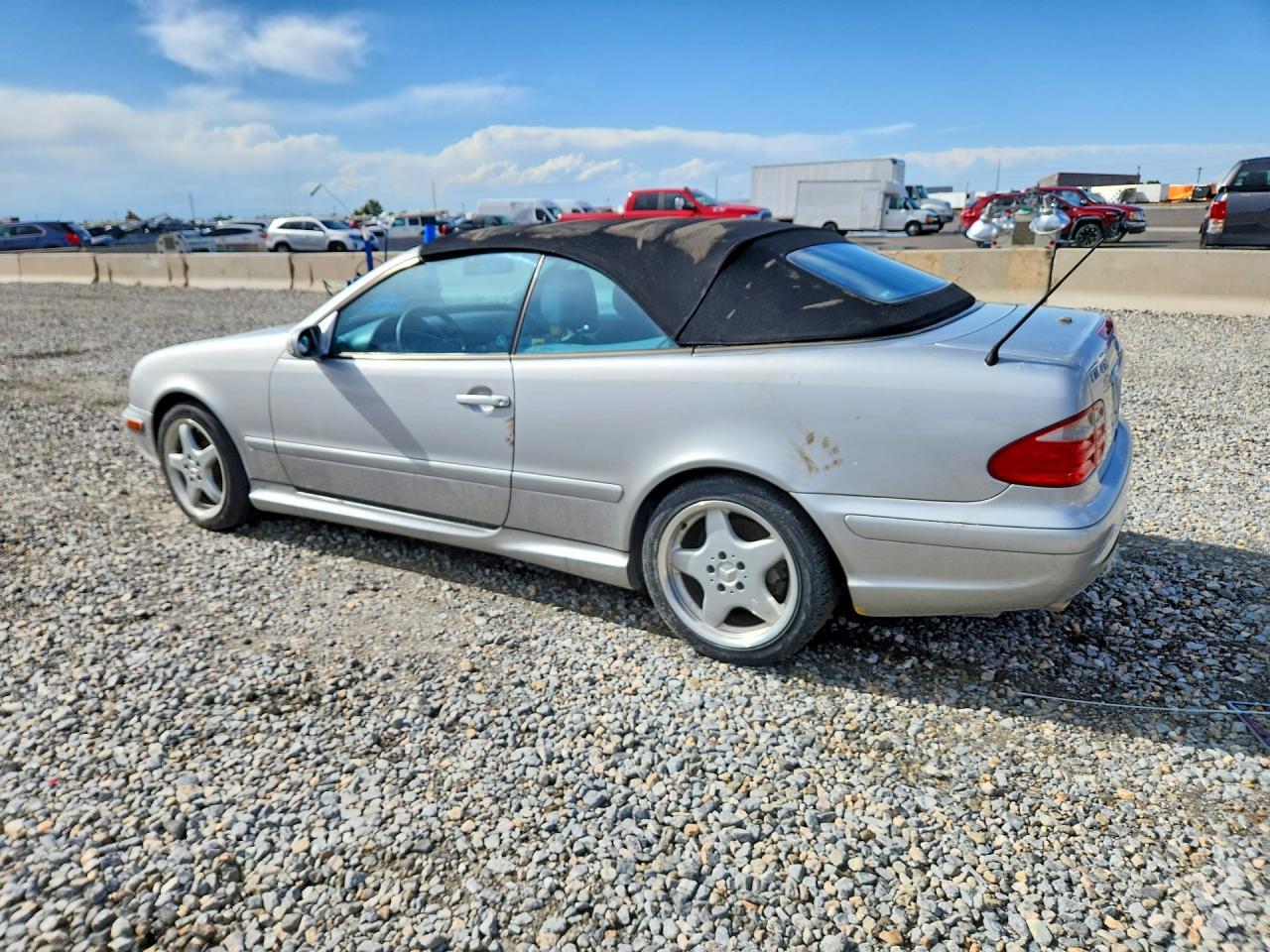2003 Mercedes-benz Clk 430 Silver vin: WDBLK70G43T137439