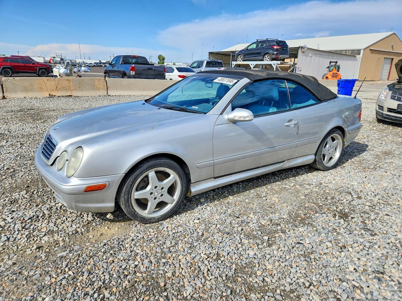 2003 Mercedes-benz Clk 430 Silver vin: WDBLK70G43T137439