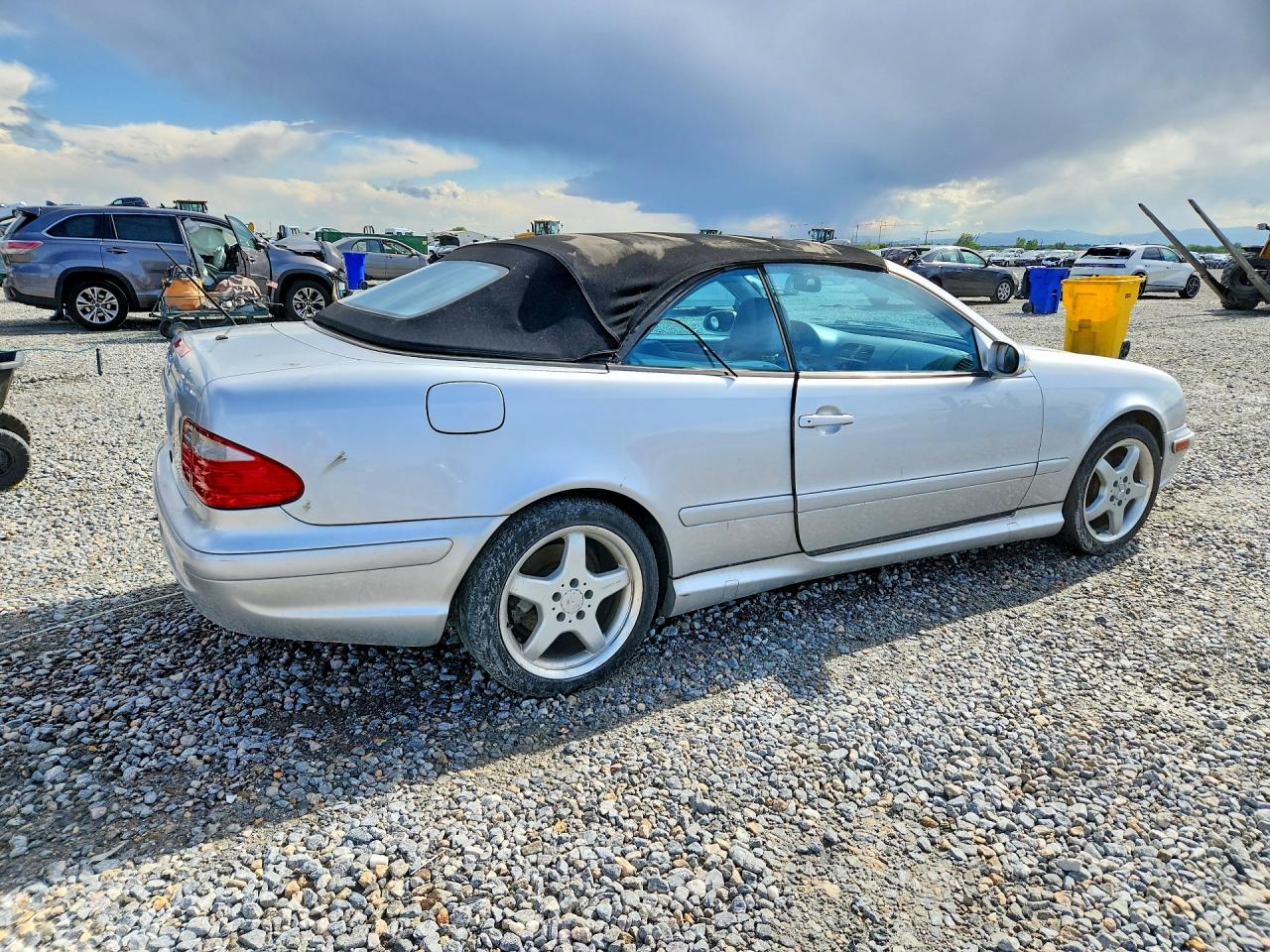 2003 Mercedes-benz Clk 430 Silver vin: WDBLK70G43T137439
