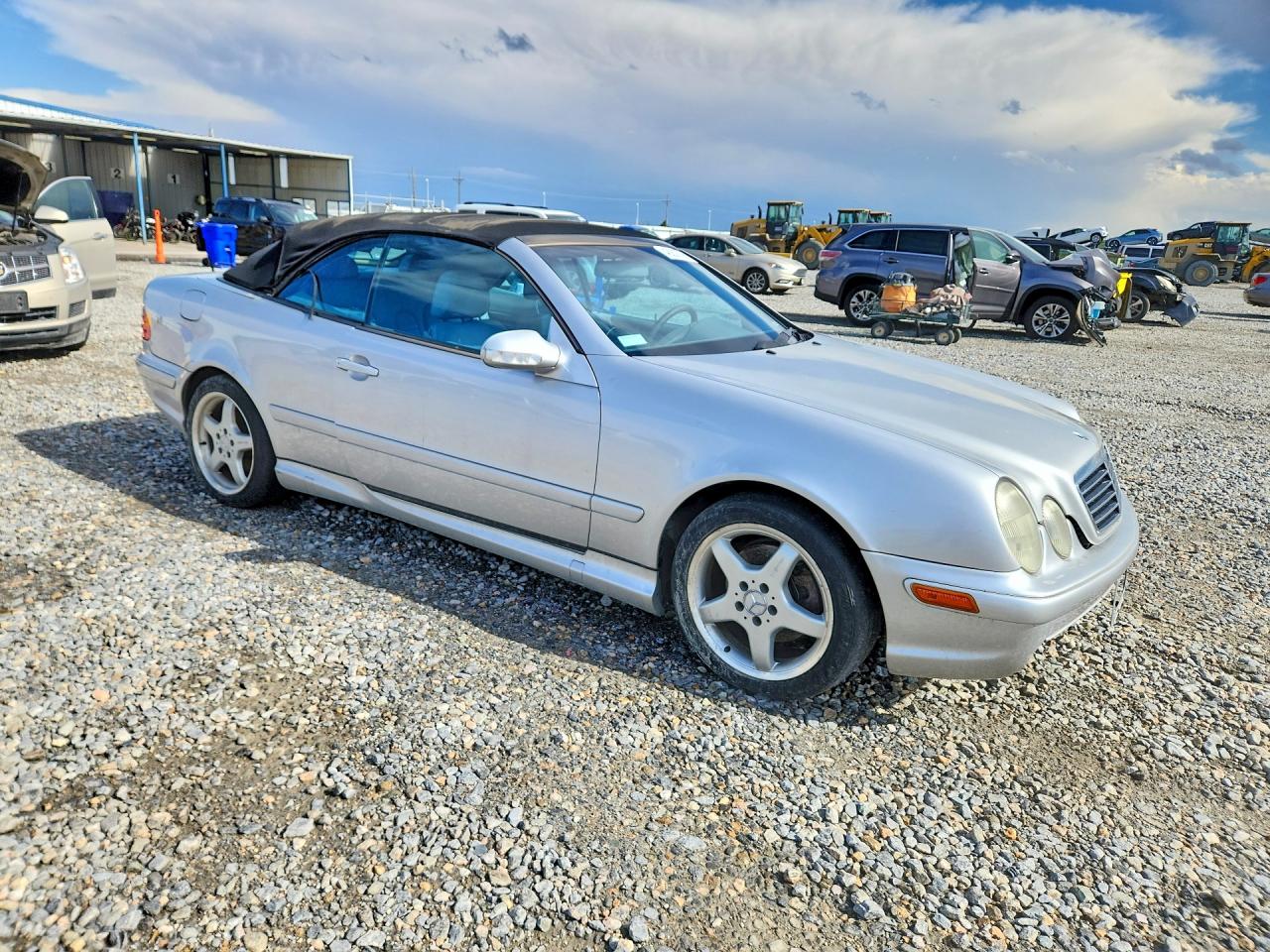 2003 Mercedes-benz Clk 430 Silver vin: WDBLK70G43T137439