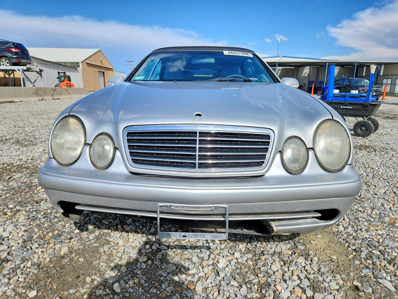 2003 Mercedes-benz Clk 430 Silver vin: WDBLK70G43T137439