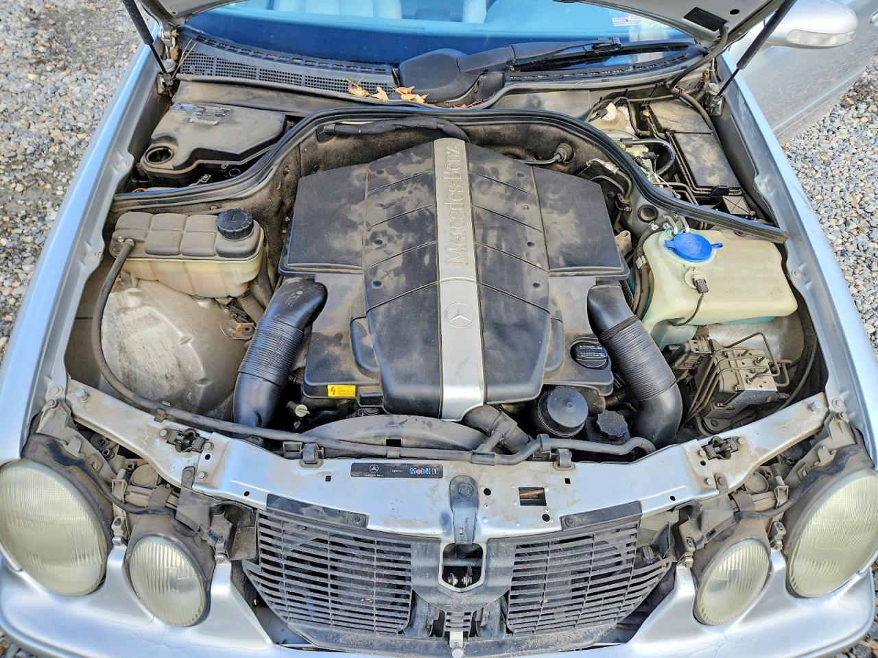 2003 Mercedes-benz Clk 430 Silver vin: WDBLK70G43T137439