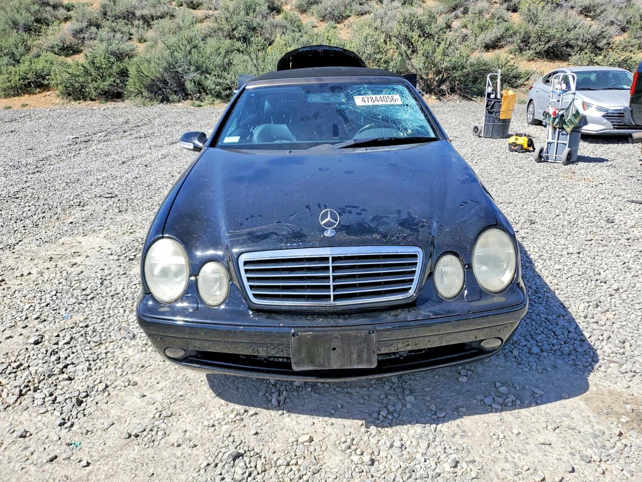 2003 Mercedes-benz Clk 430 Black vin: WDBLK70G43T140227