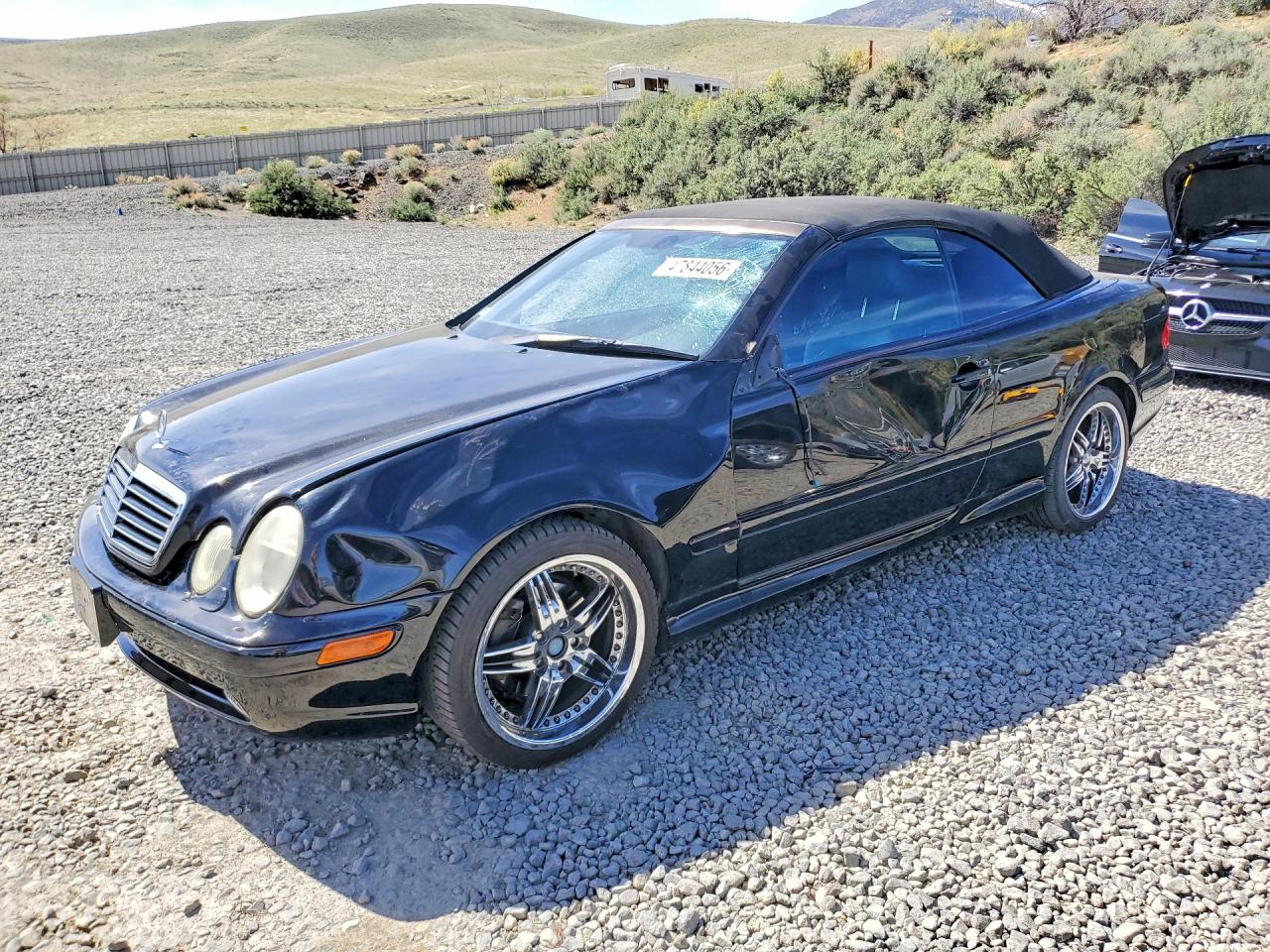 2003 Mercedes-benz Clk 430 Black vin: WDBLK70G43T140227