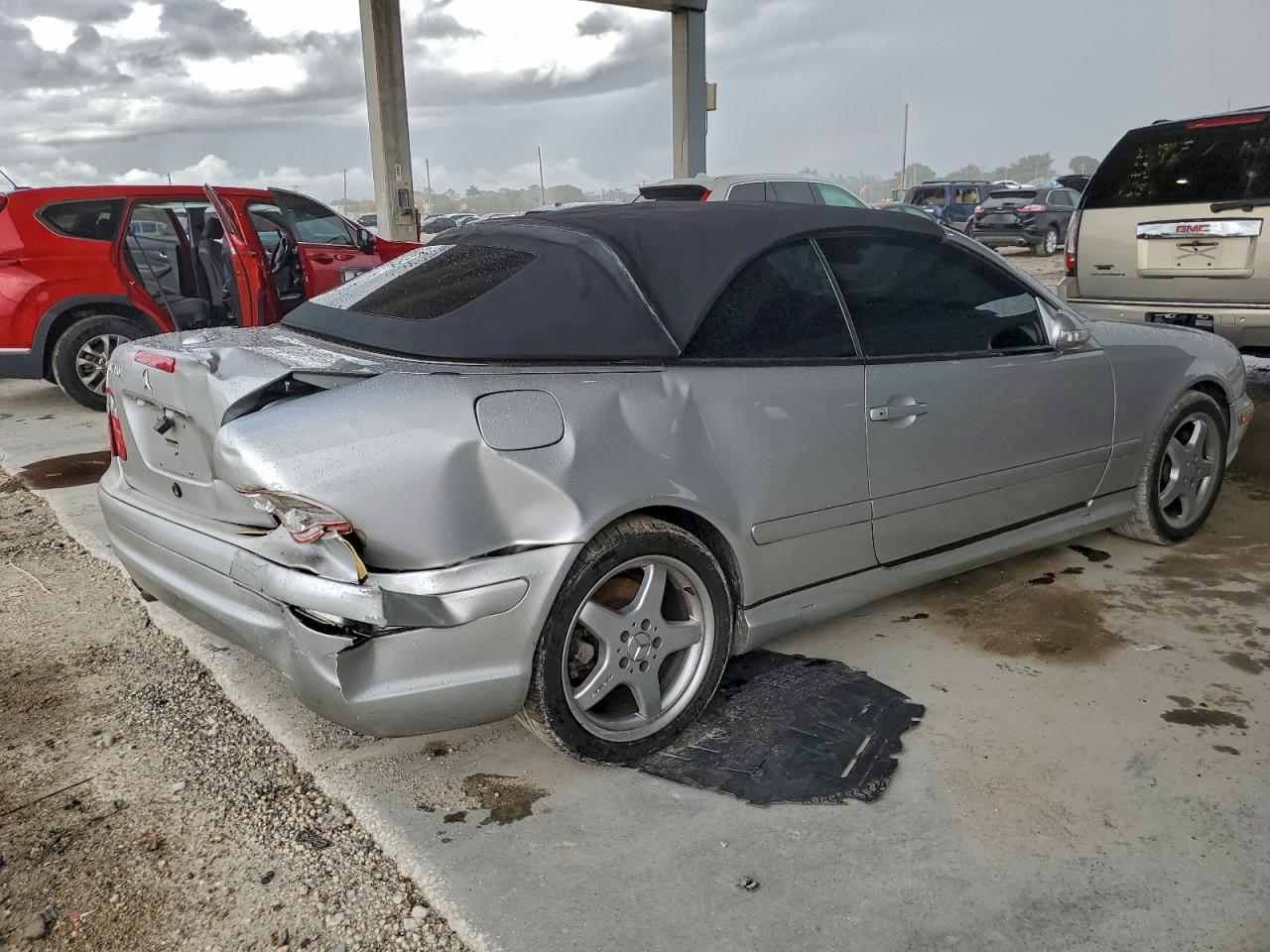 2003 Mercedes-benz Clk 430 Silver vin: WDBLK70G43T141300