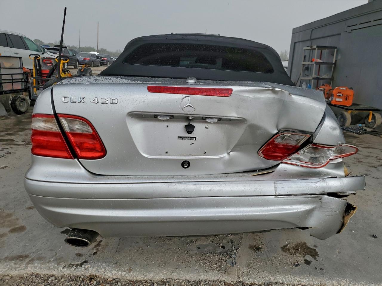 2003 Mercedes-benz Clk 430 Silver vin: WDBLK70G43T141300