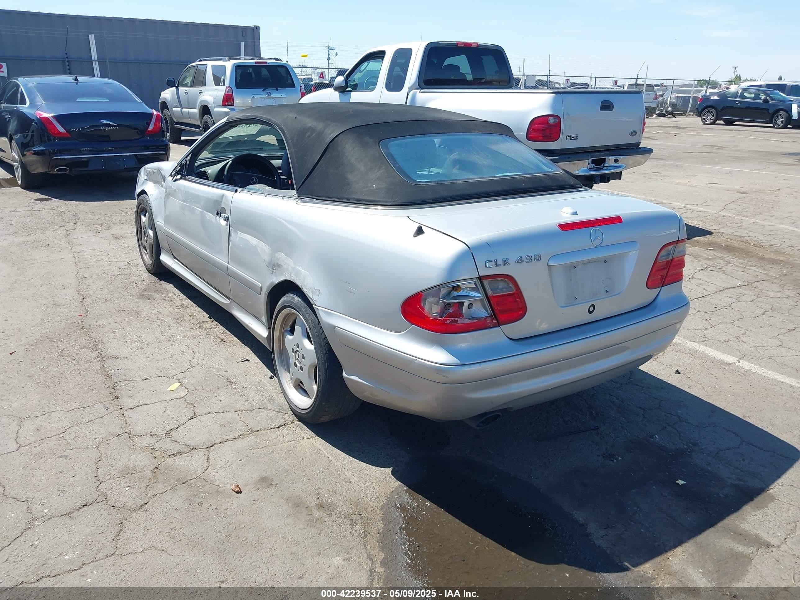 2000 Mercedes-benz Clk 430   Silver vin: WDBLK70G4YT040698